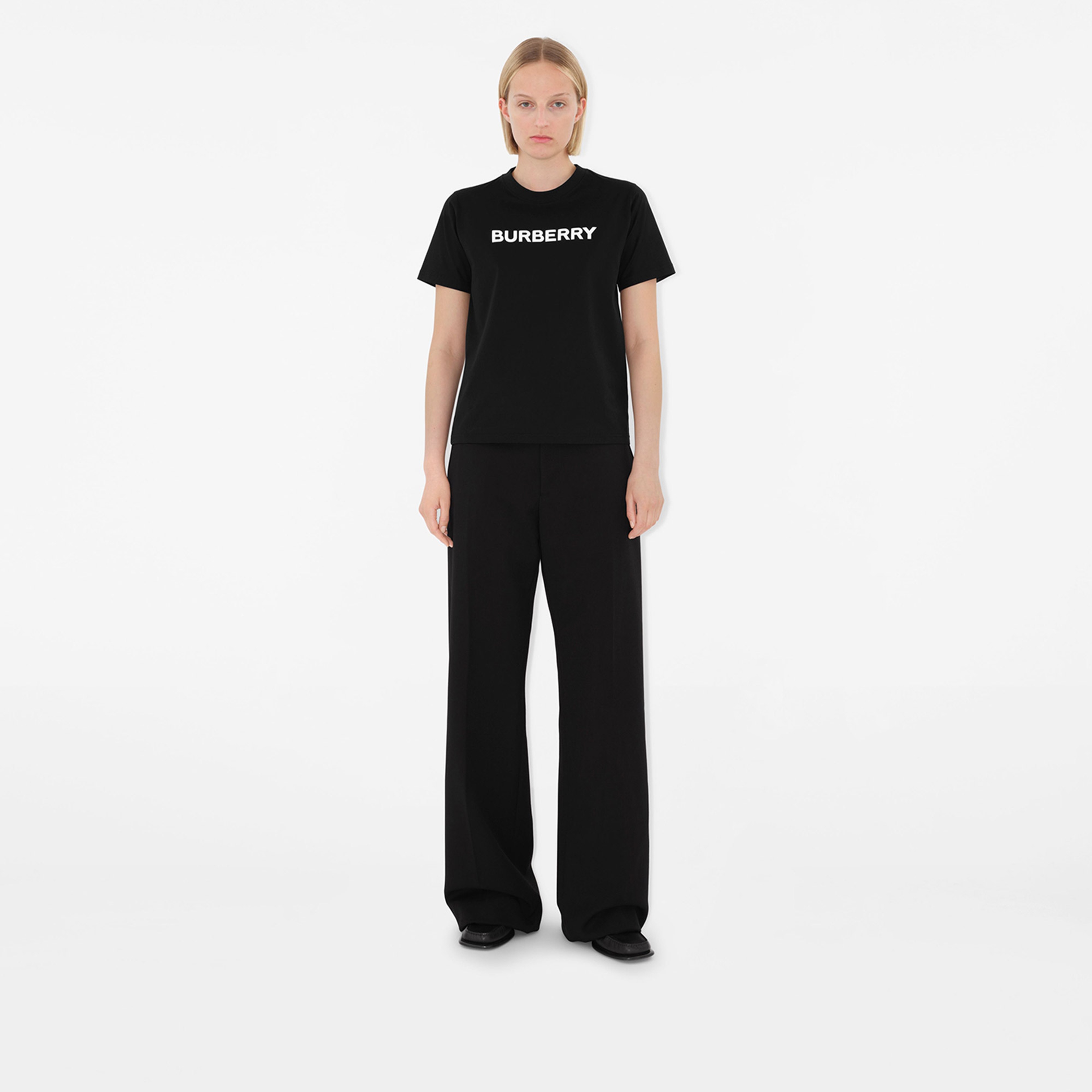 Burberry Kadın Siyah T-Shirt