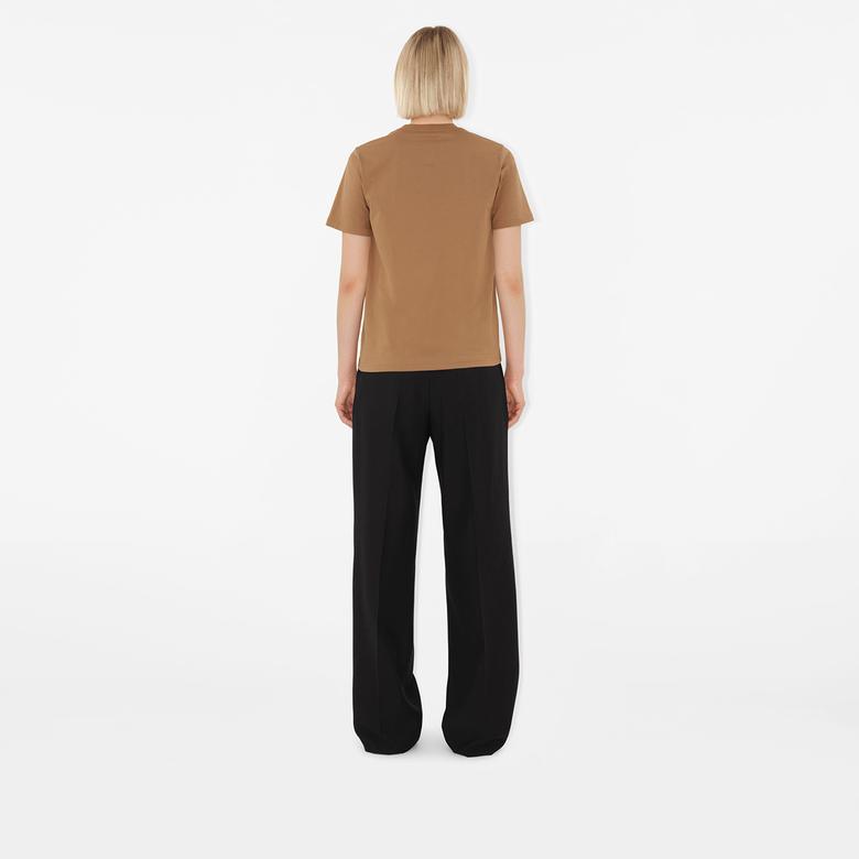 Burberry Kadın Kahverengi T-Shirt