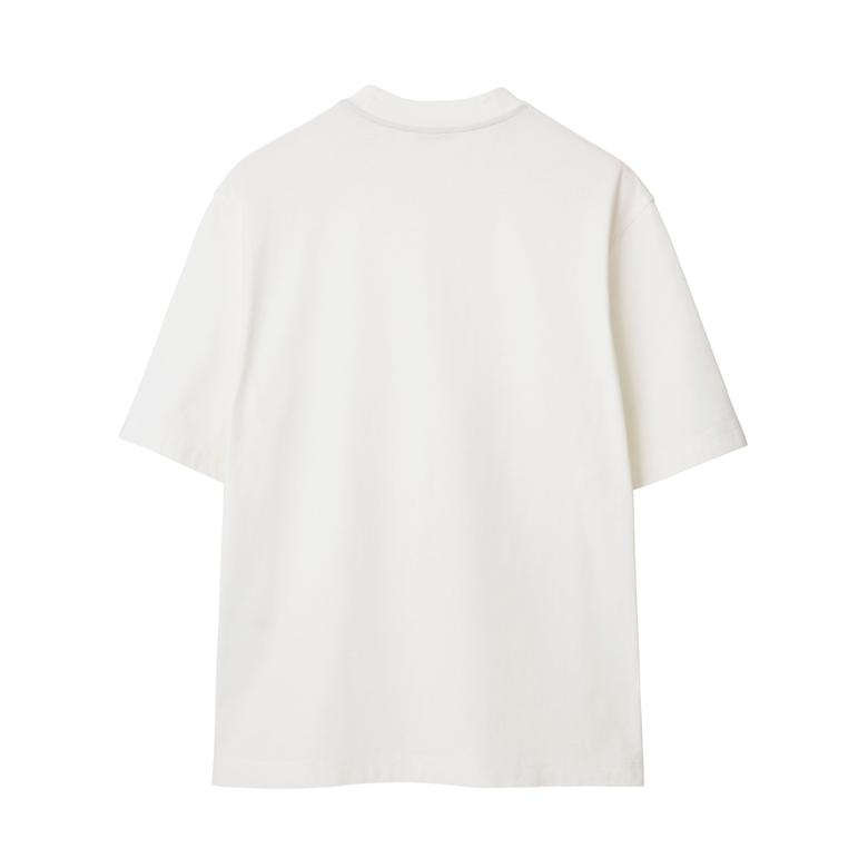Burberry Erkek Beyaz T-Shirt