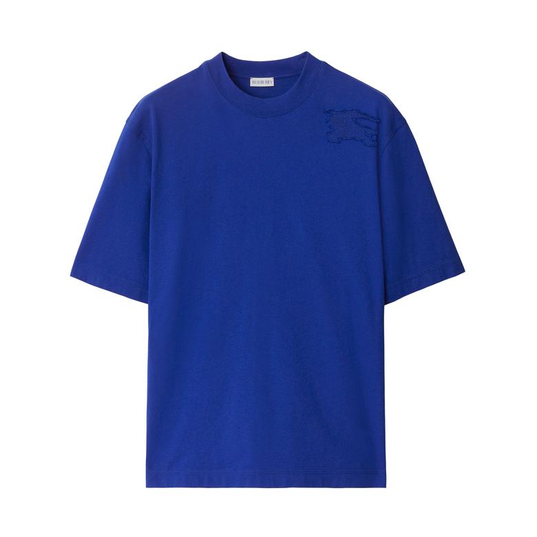 Burberry Erkek Mavi T-Shirt