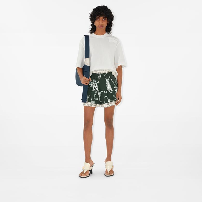 Burberry Kadın Beyaz T-Shirt