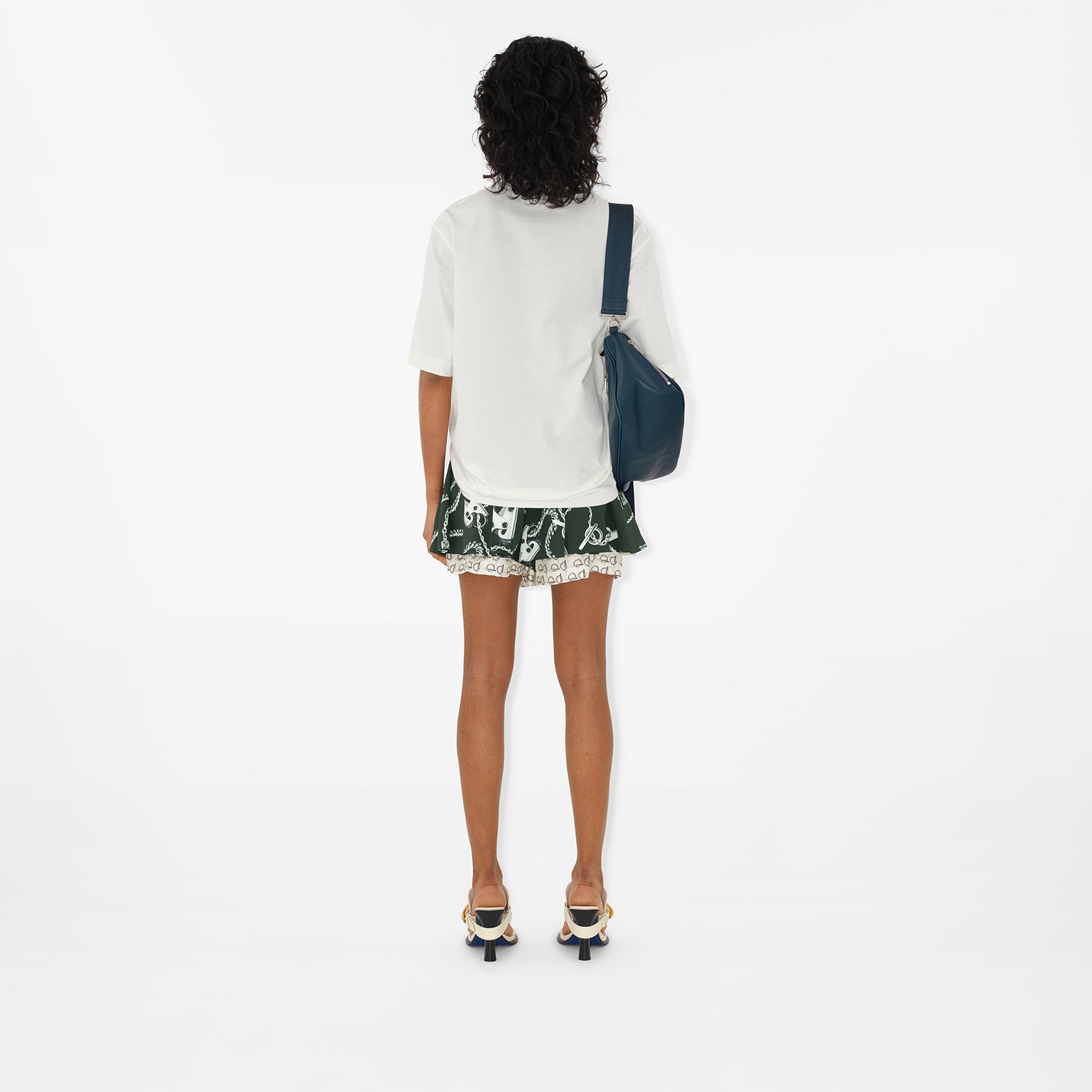 Burberry Kadın Beyaz T-Shirt