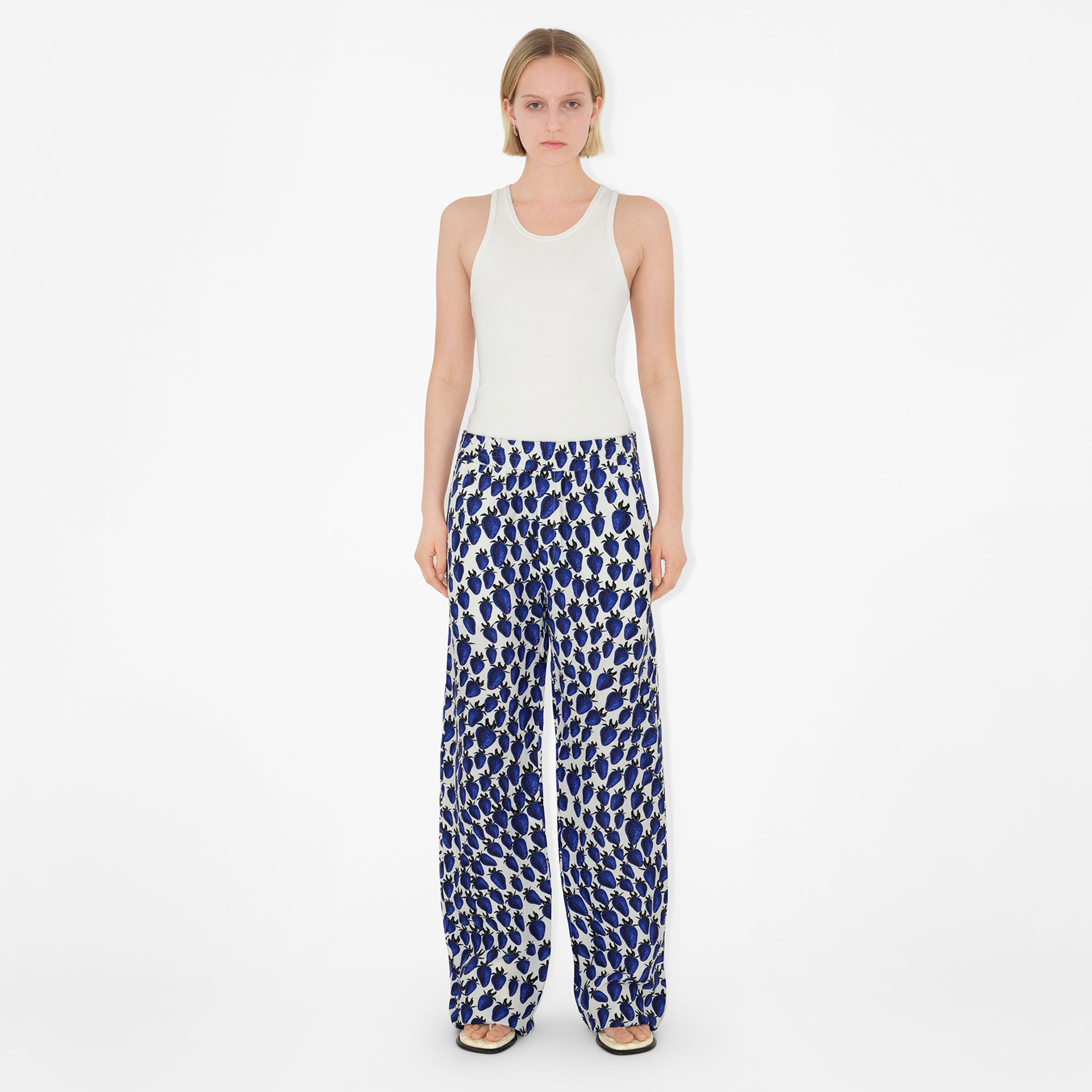 Burberry Kadın Beyaz T-Shirt