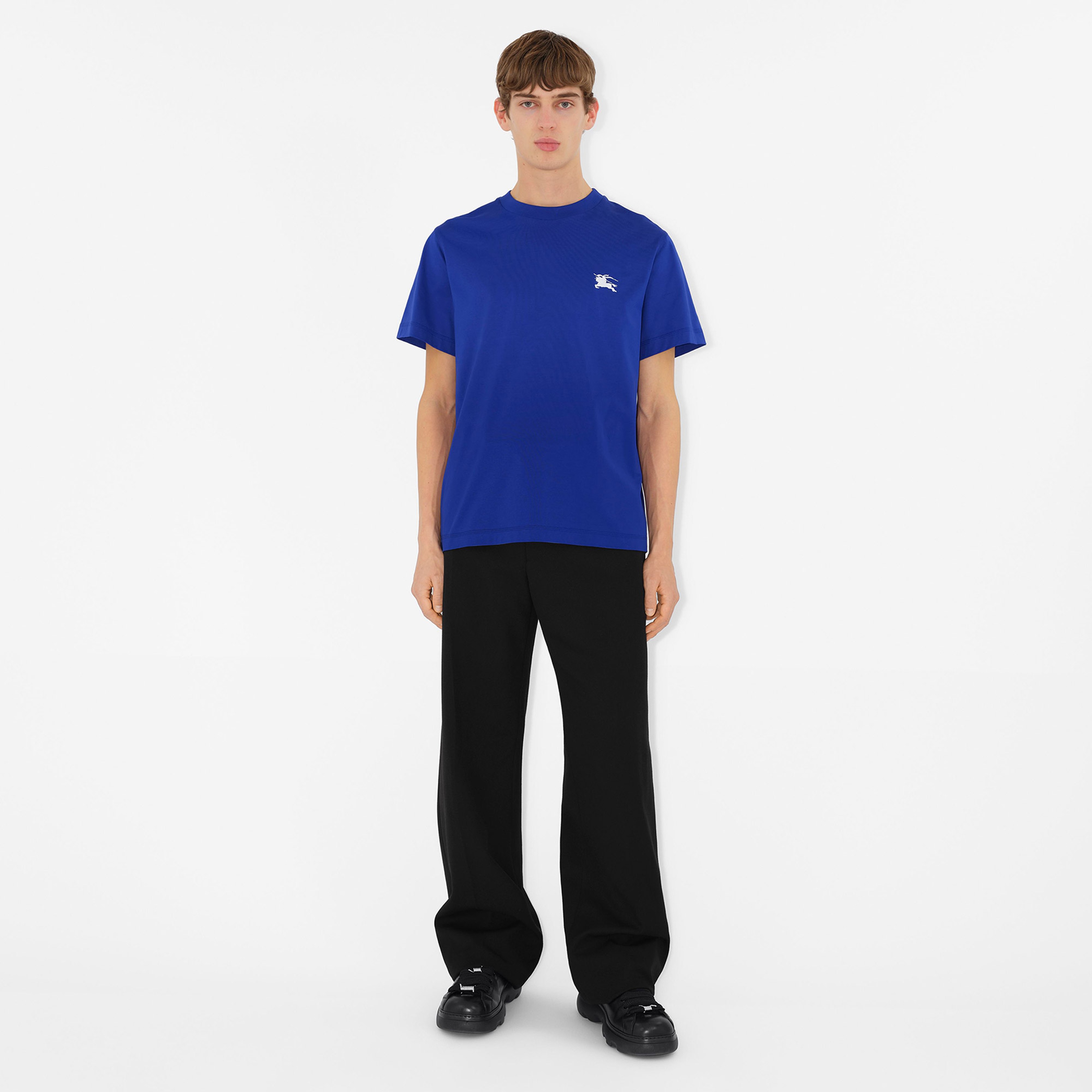 Burberry Erkek Mavi T-Shirt