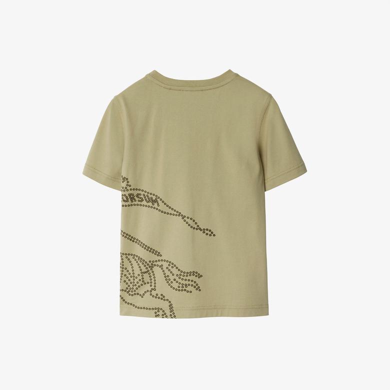 Burberry Çocuk Haki T-Shirt