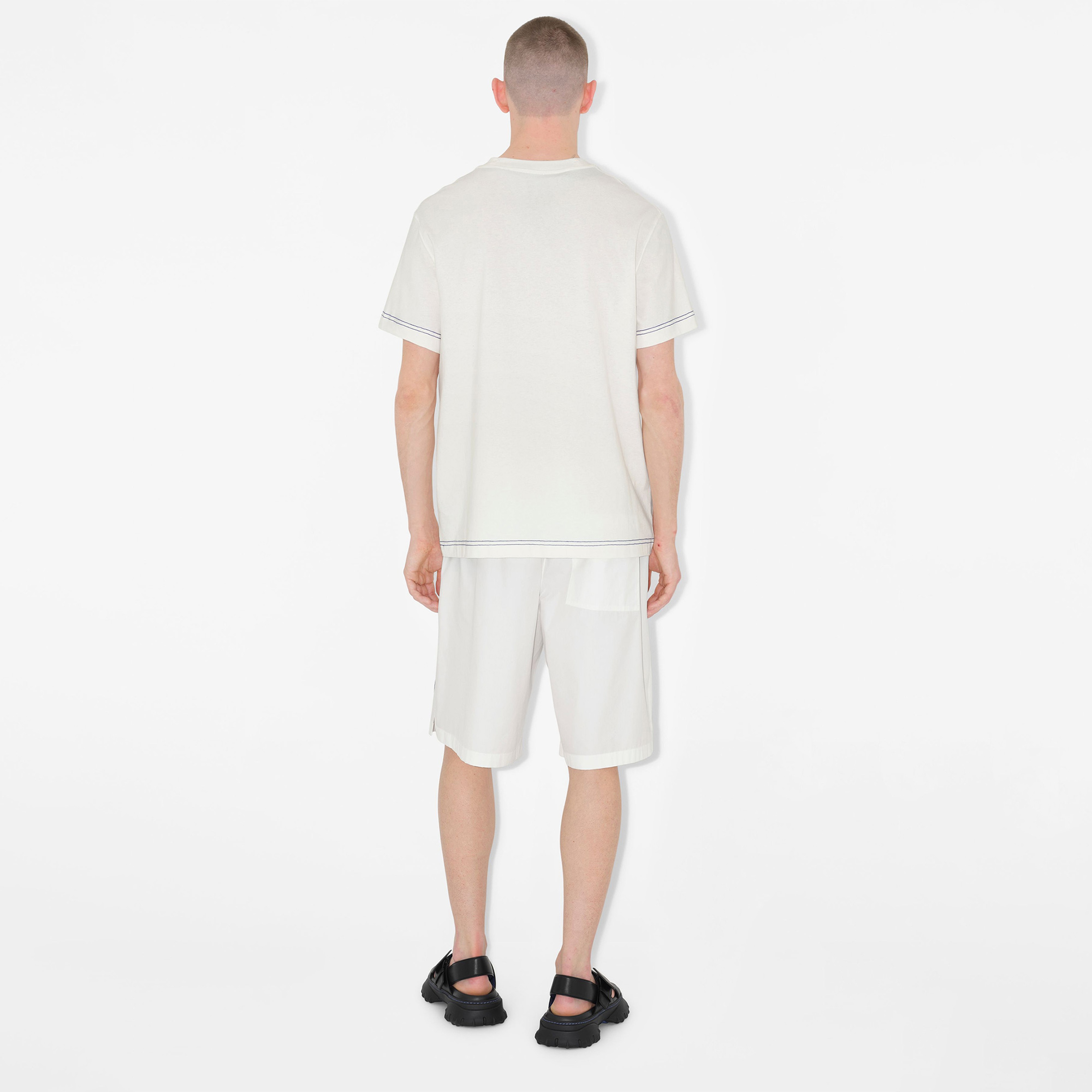 Burberry Erkek Beyaz T-Shirt