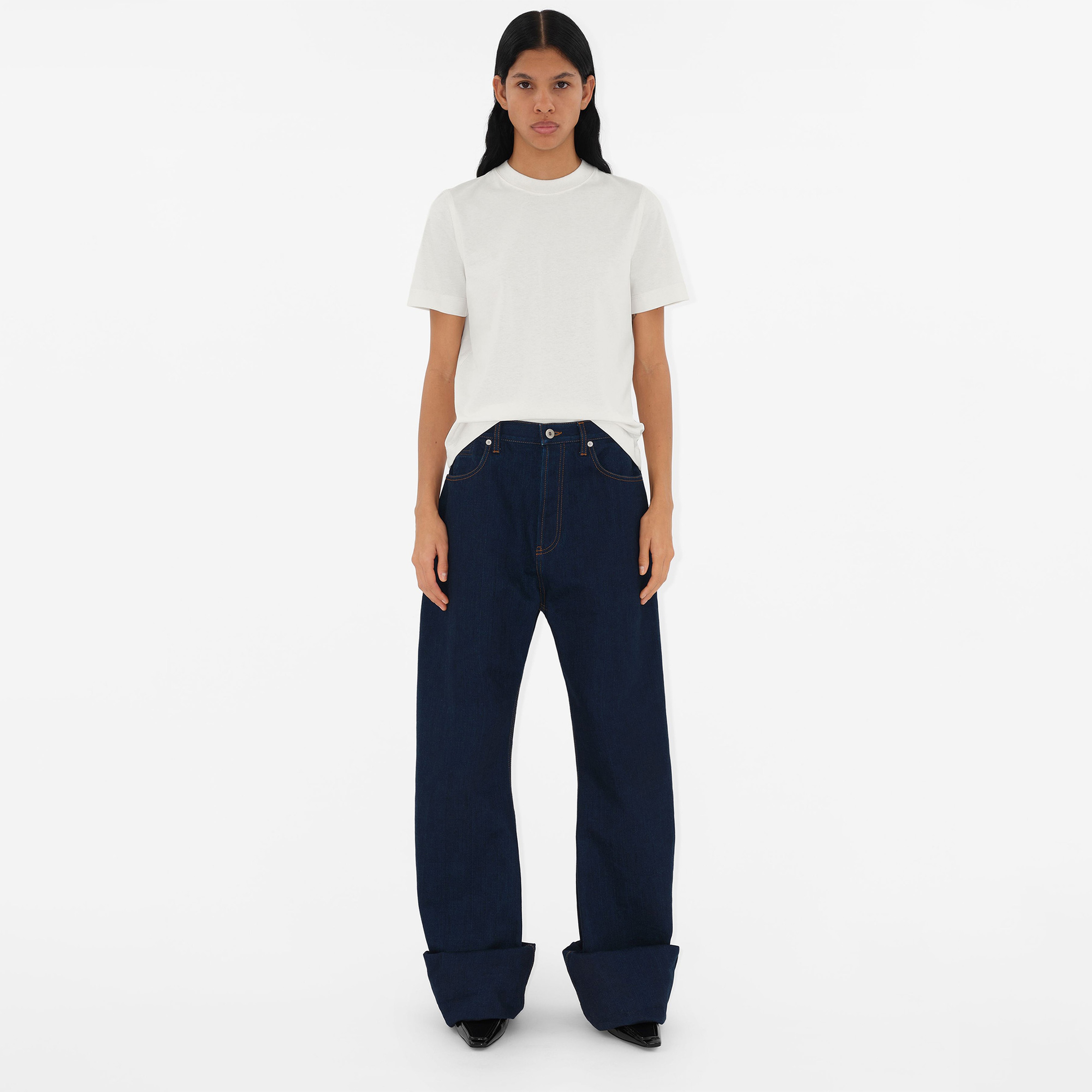 Burberry Kadın Beyaz T-Shirt