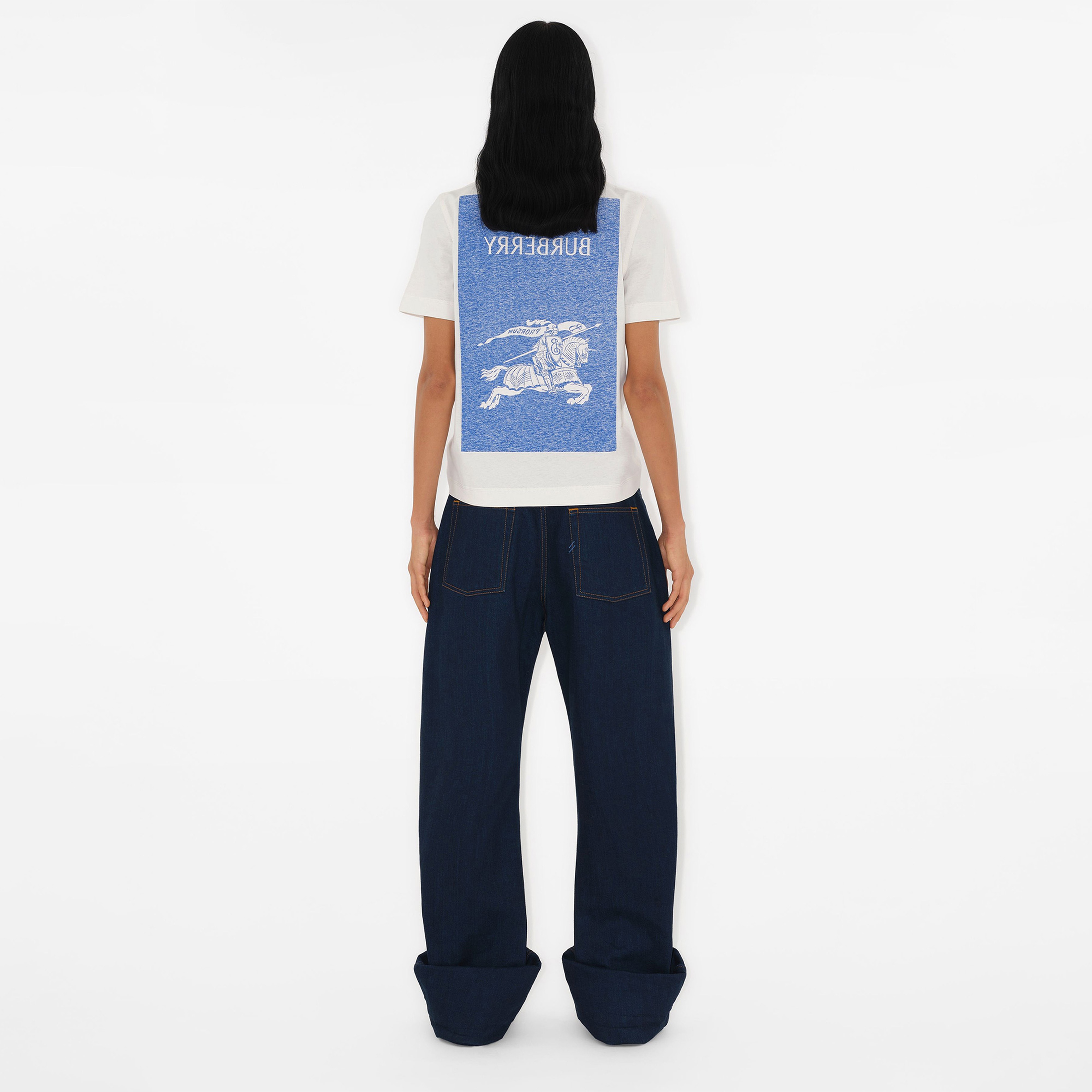 Burberry Kadın Beyaz T-Shirt