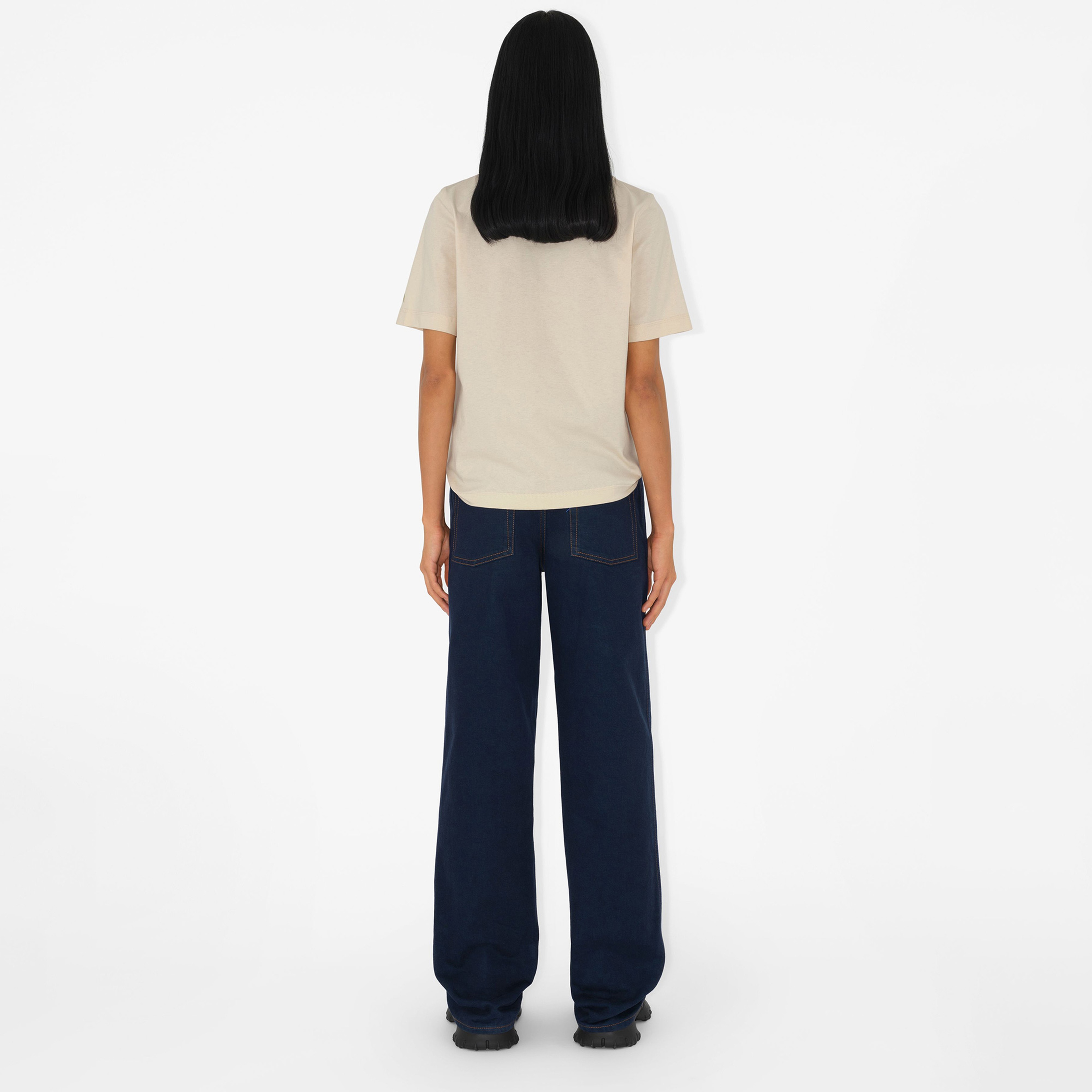 Burberry Kadın Bej T-Shirt