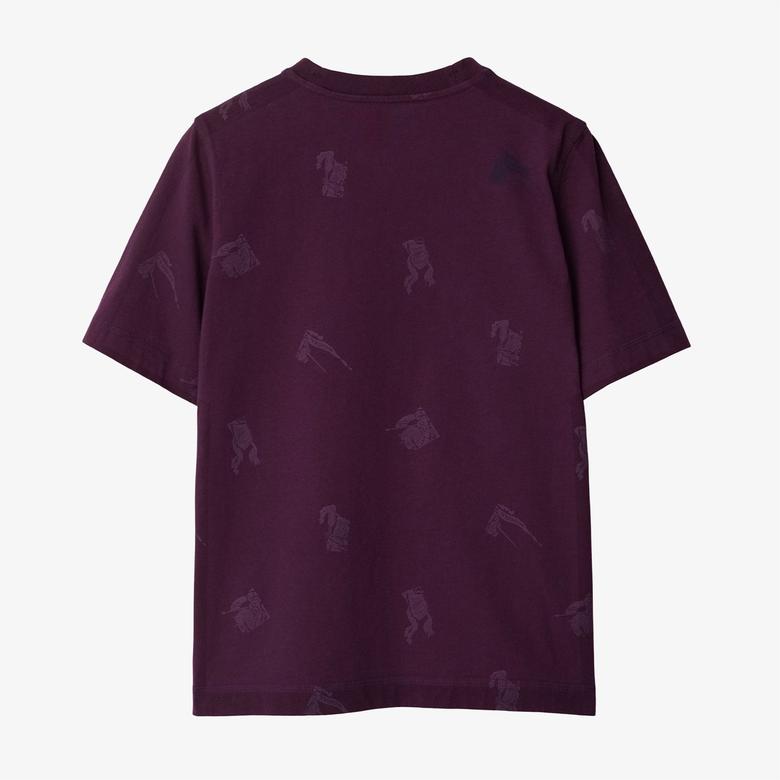 Burberry Kadın Mor T-Shirt