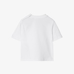 Burberry Çocuk Beyaz T-Shirt