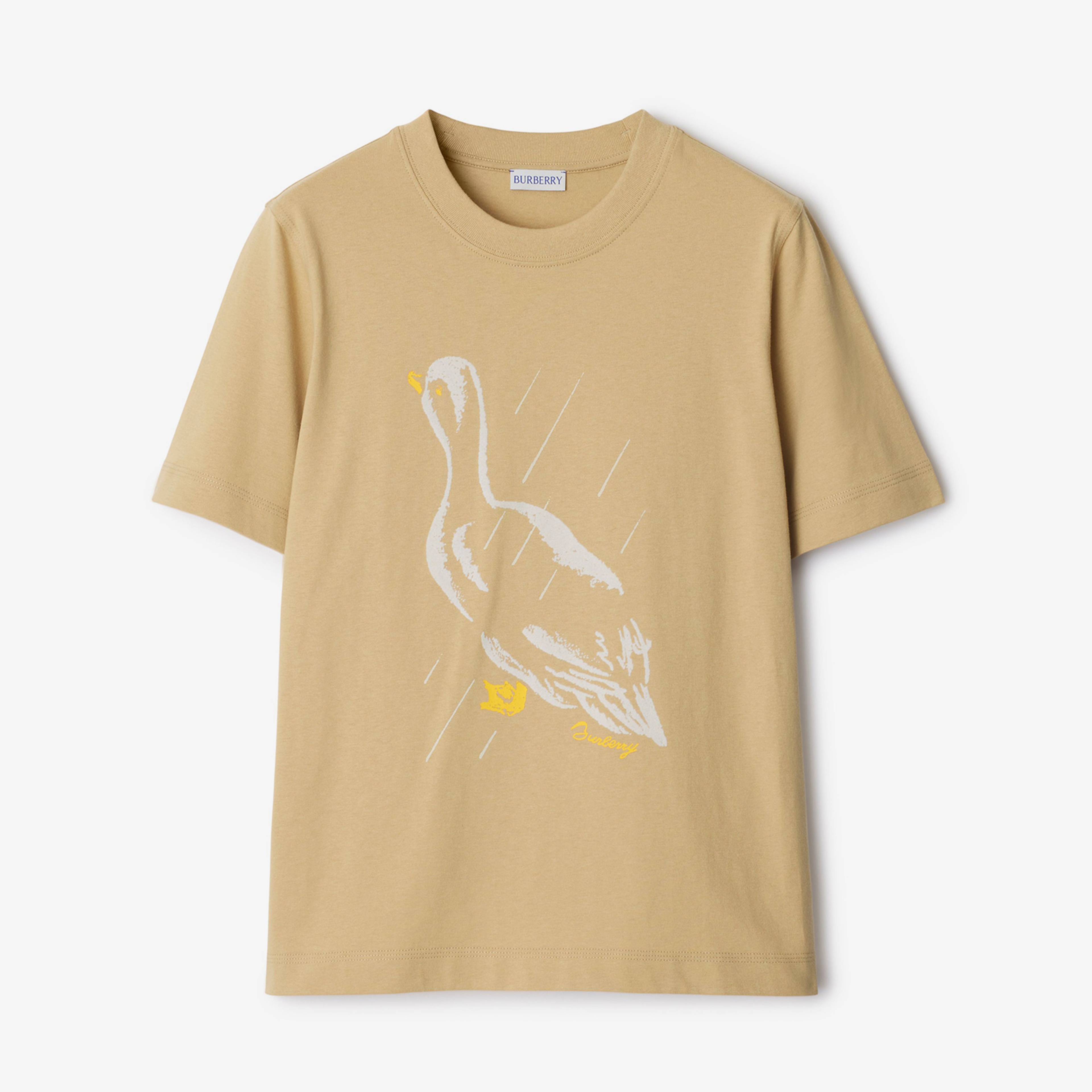 Burberry Kadın Sarı T-Shirt