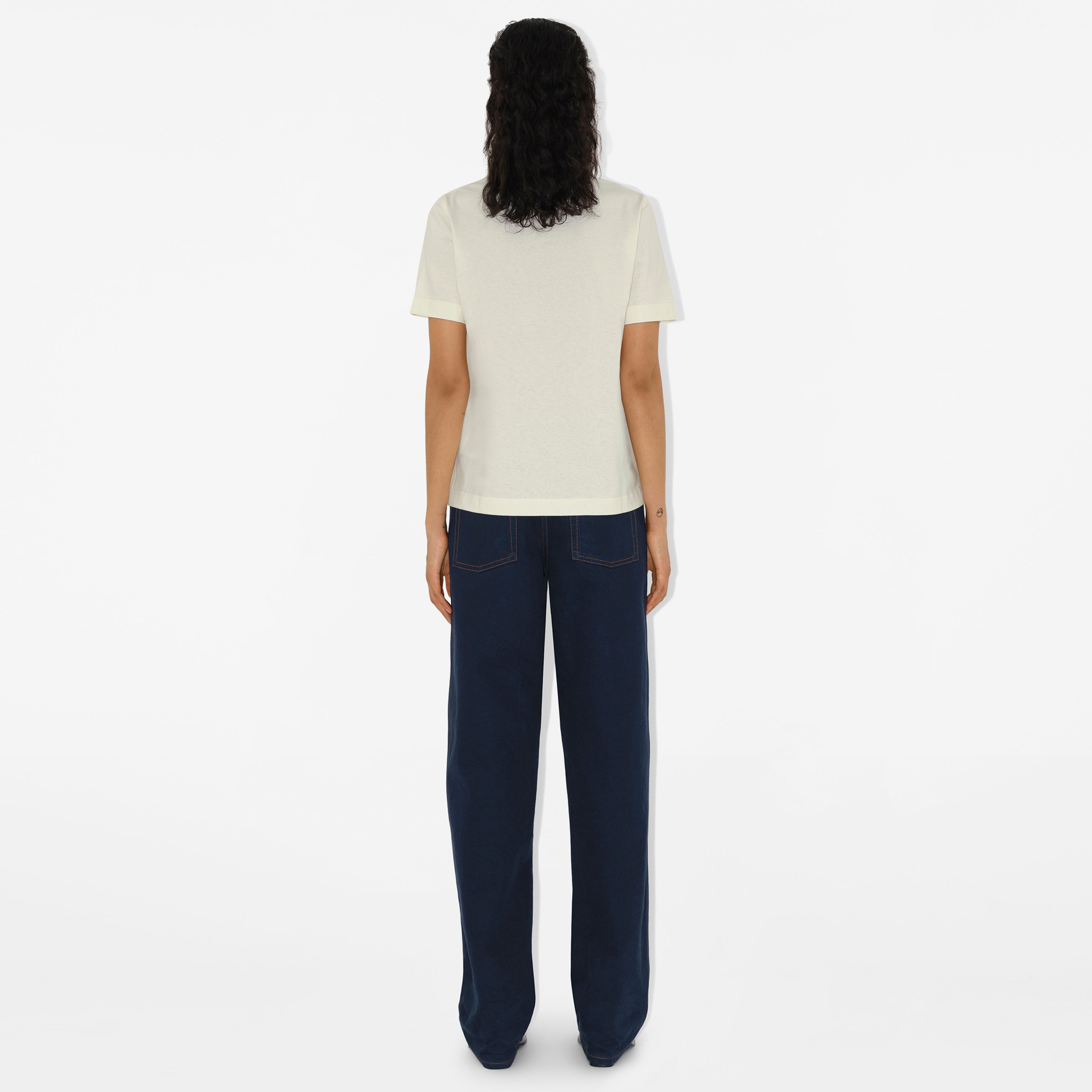 Burberry Kadın Beyaz T-Shirt