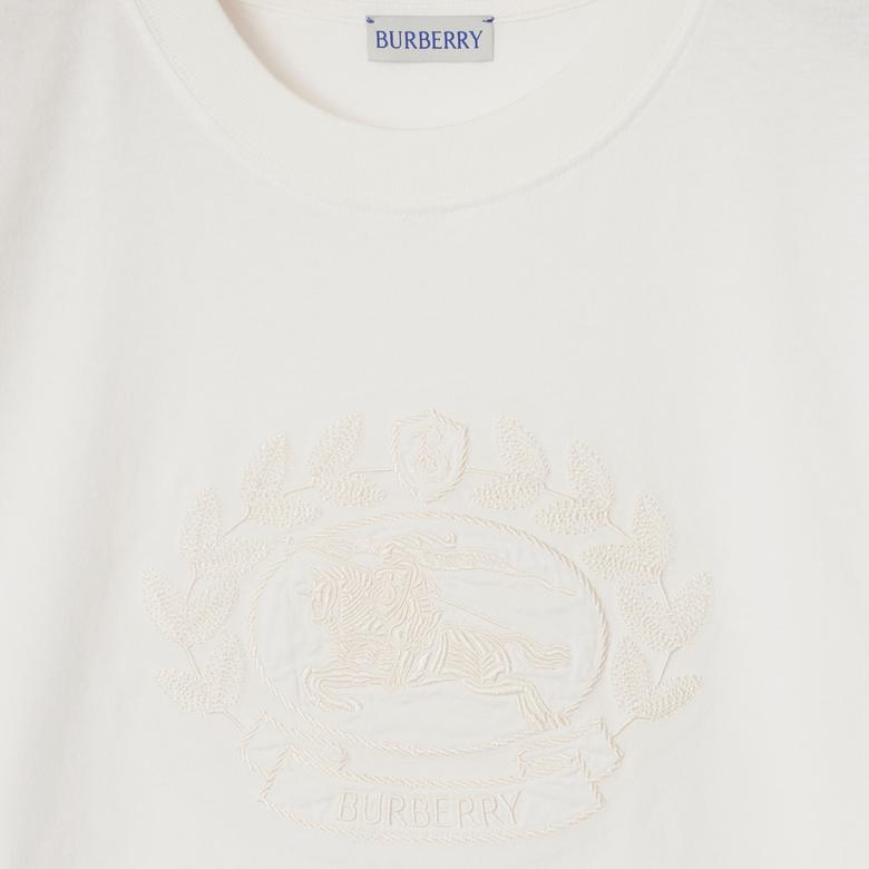Burberry Kadın Beyaz T-Shirt