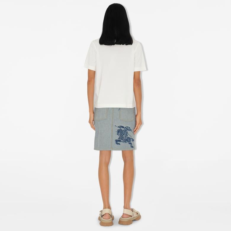 Burberry Kadın Beyaz T-Shirt