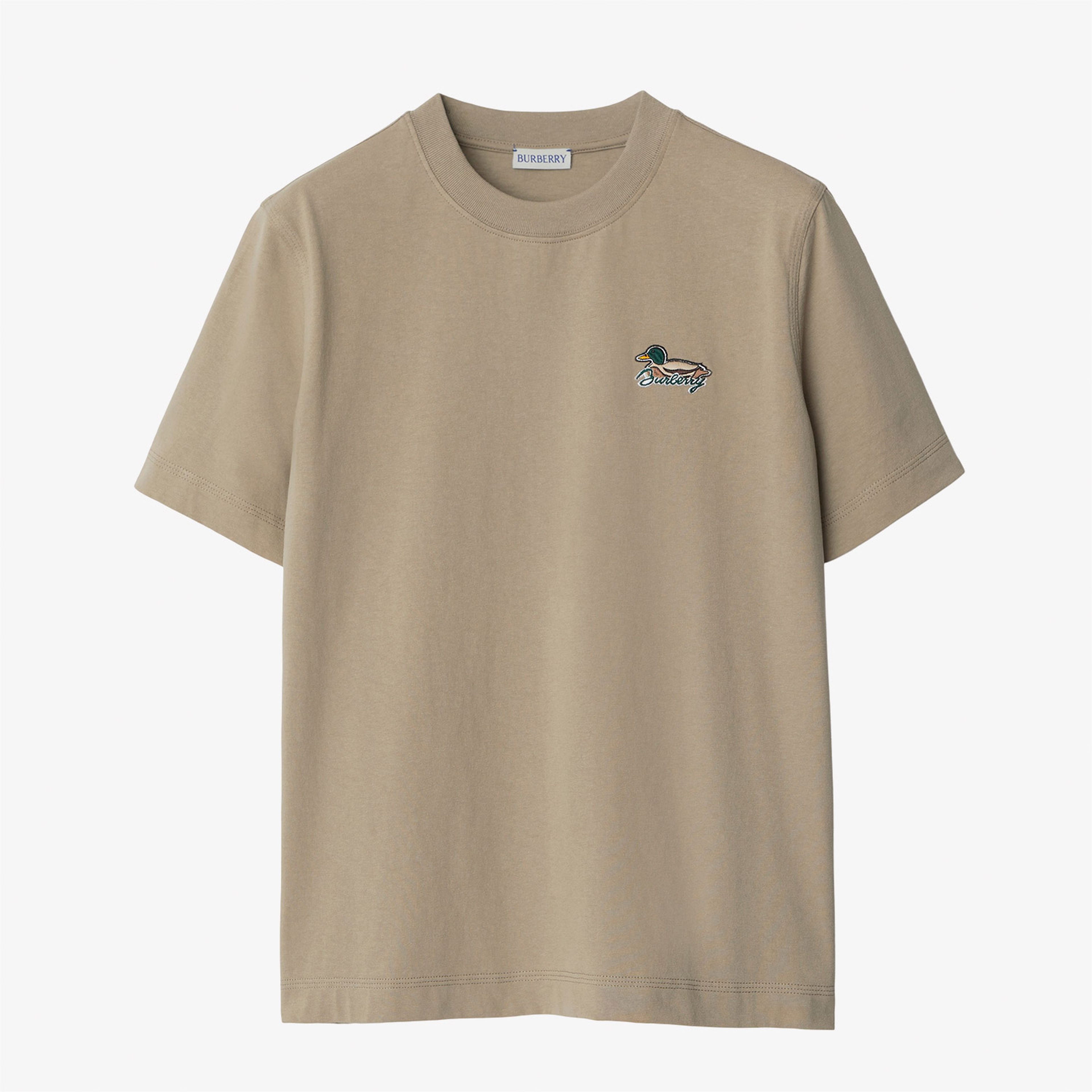 Burberry Kadın Bej T-Shirt