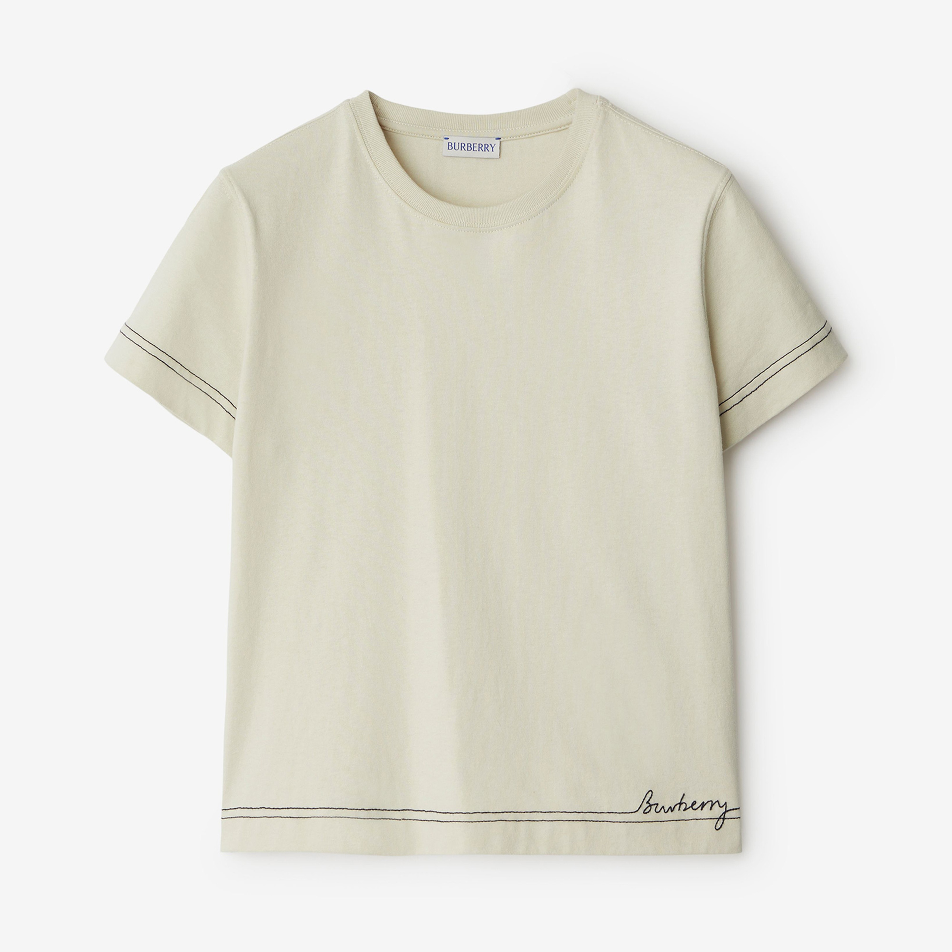 Burberry Kadın Gri T-Shirt