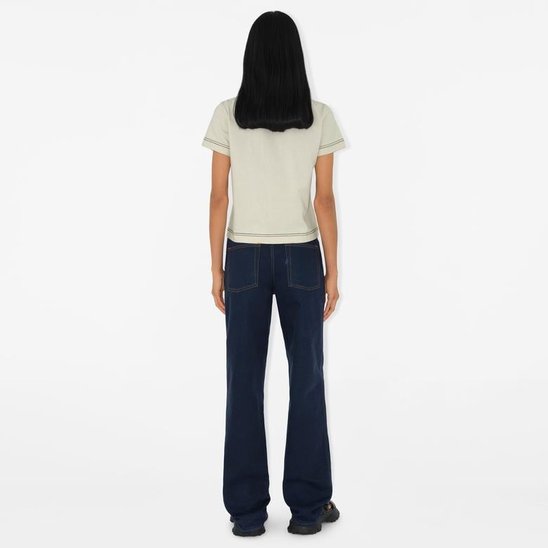 Burberry Kadın Gri T-Shirt