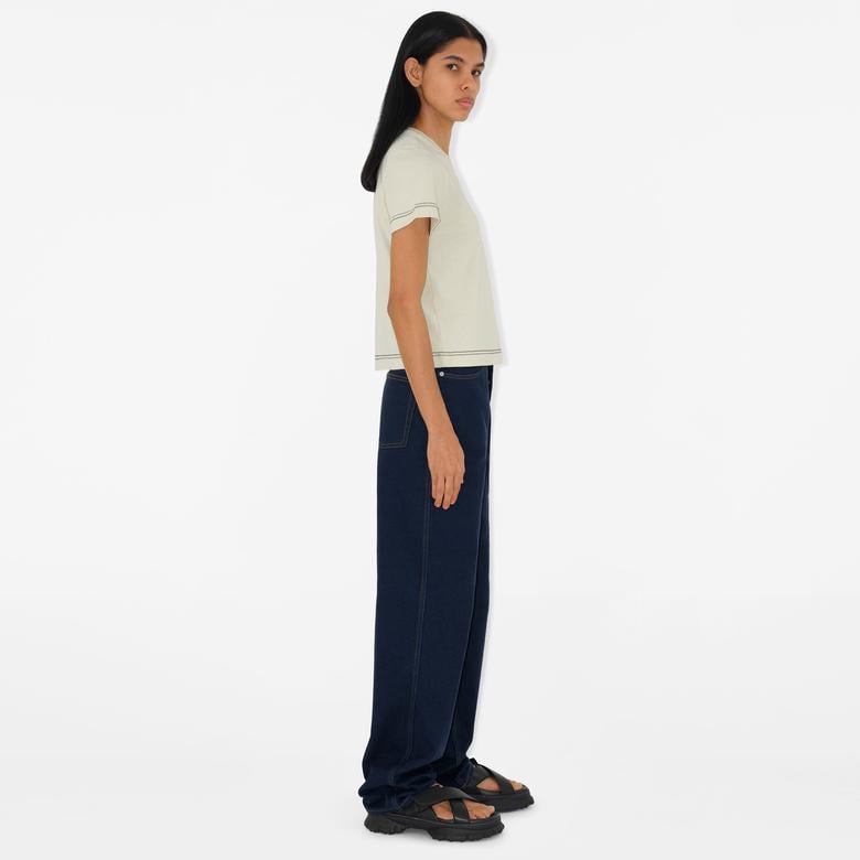 Burberry Kadın Gri T-Shirt