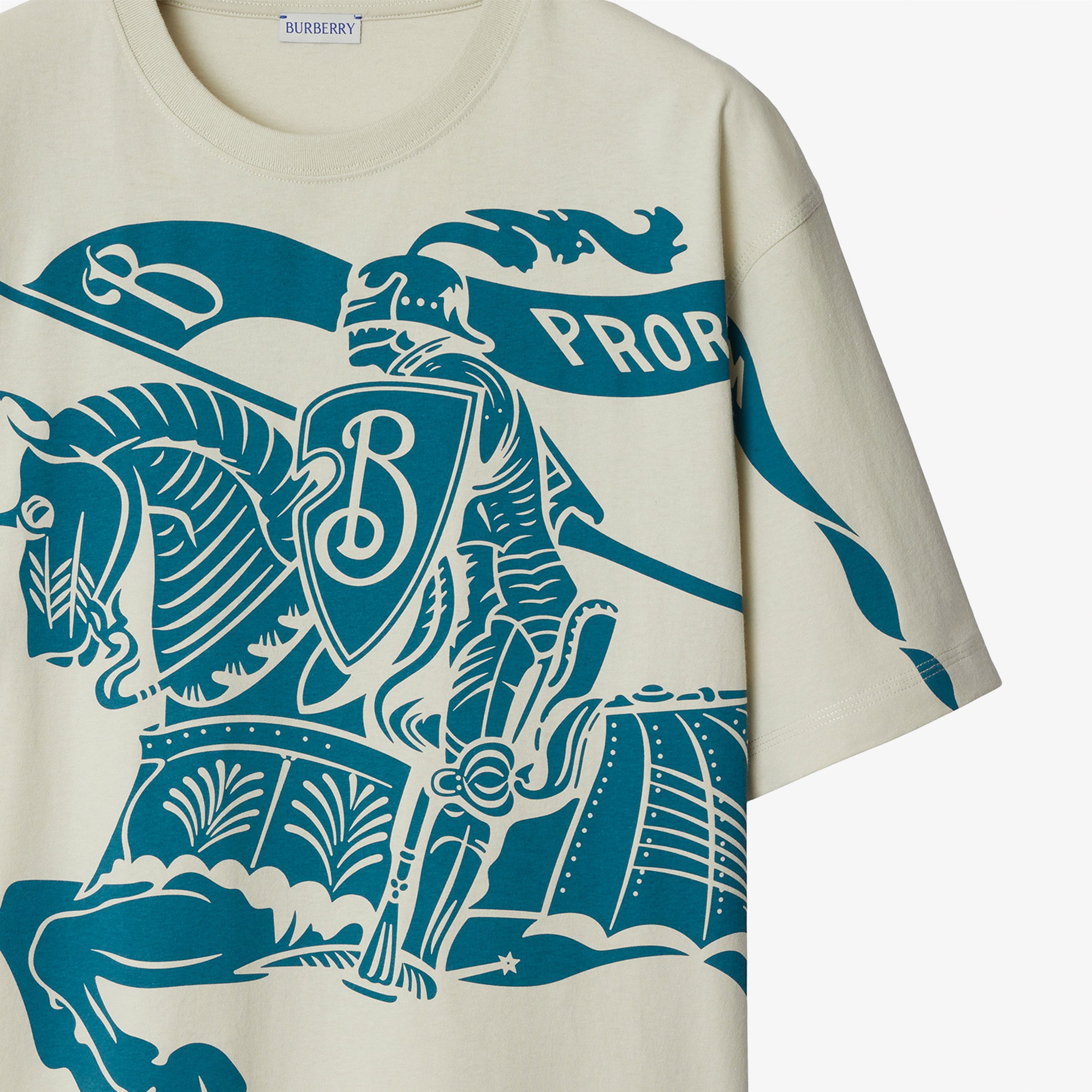 Burberry Erkek Gri T-Shirt