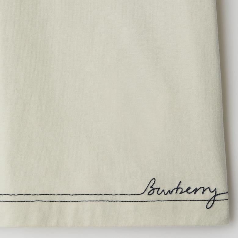 Burberry Kadın Gri T-Shirt