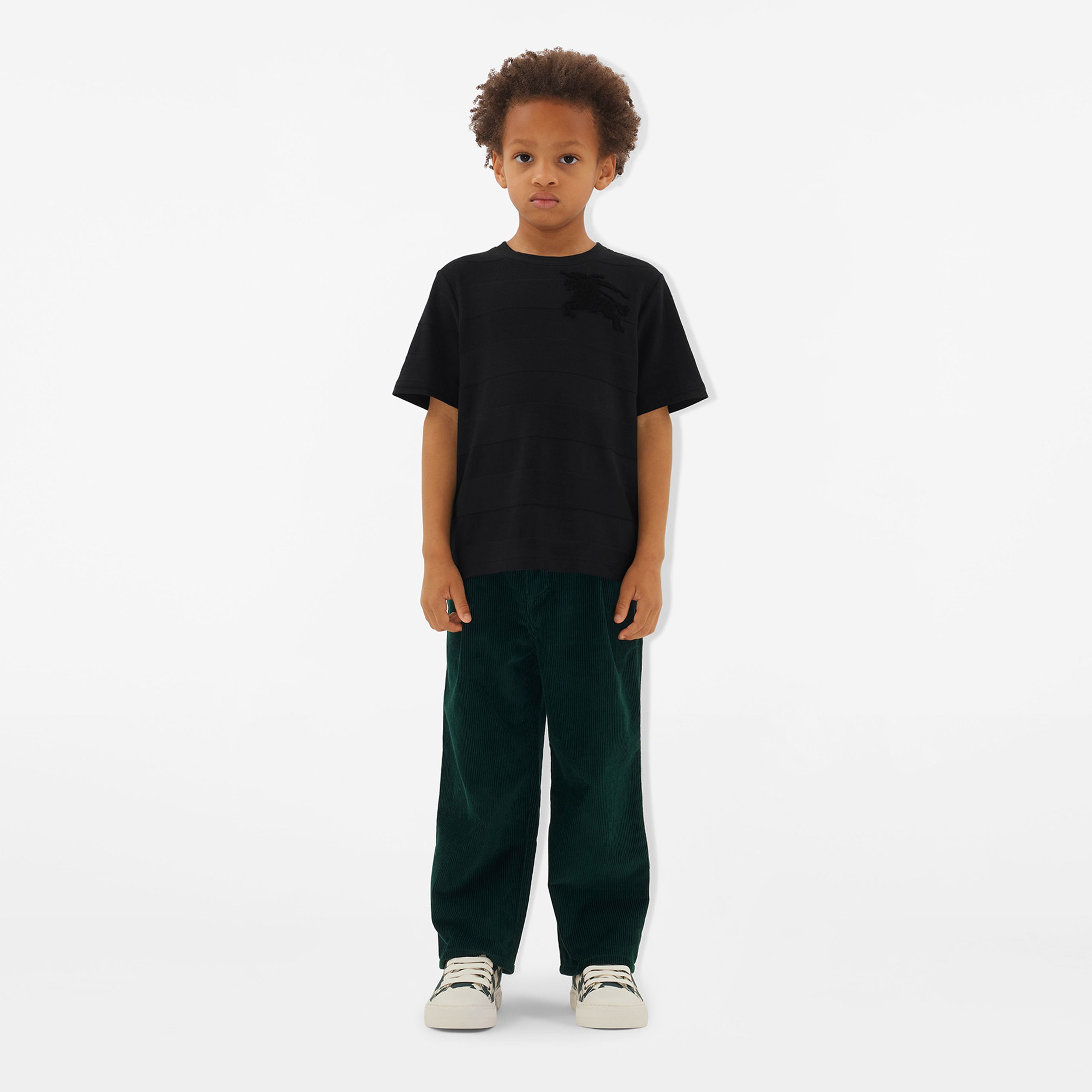 Burberry Çocuk Siyah T-Shirt