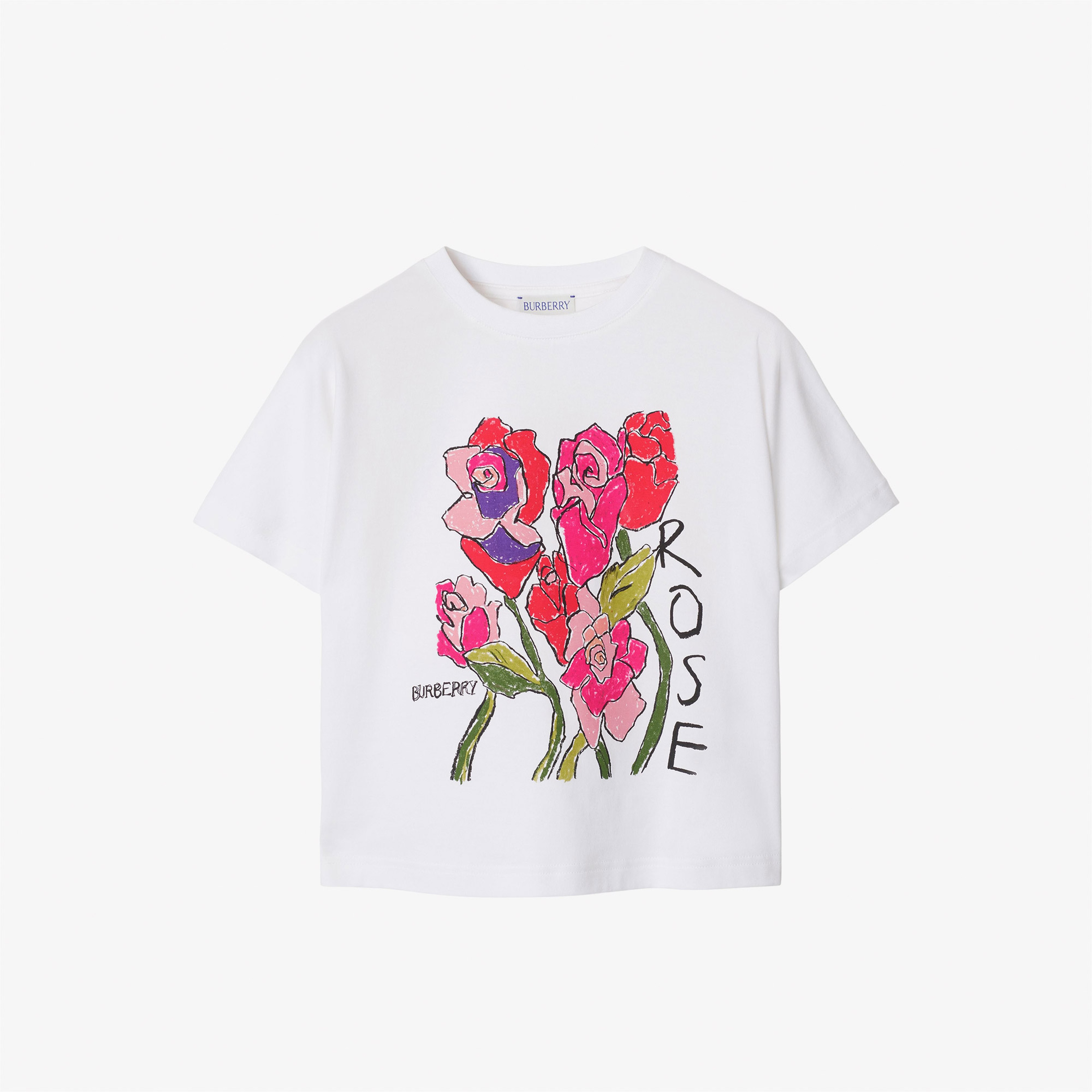 Burberry Çocuk Beyaz T-Shirt