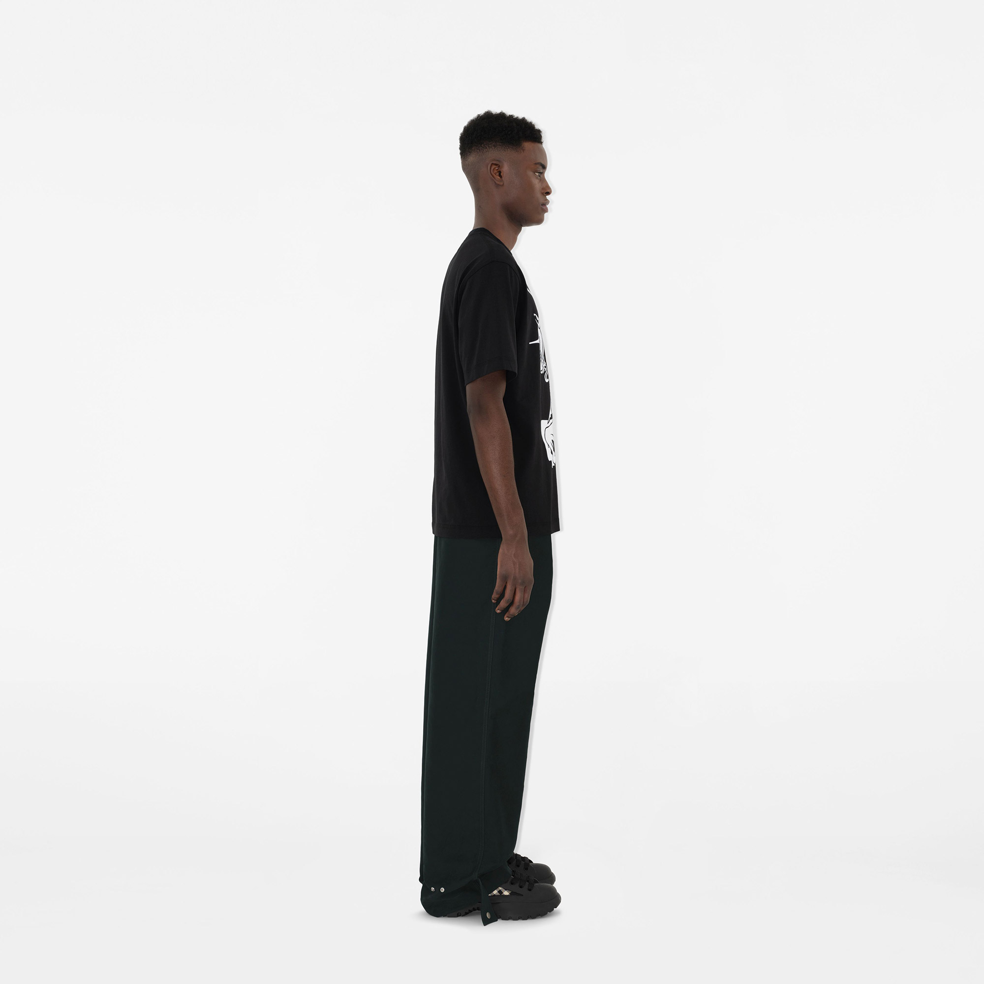 Burberry Erkek Siyah T-Shirt