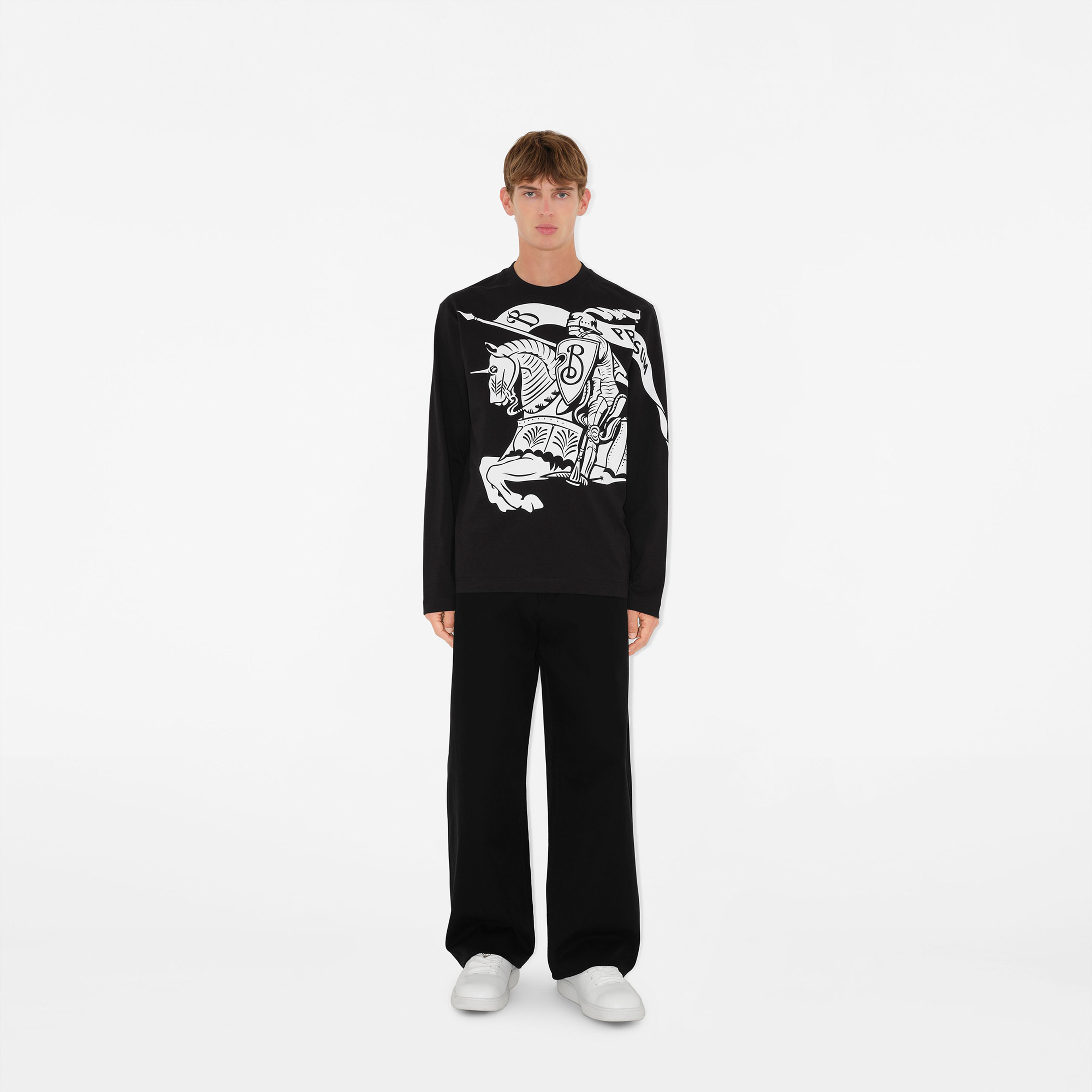 Burberry Erkek Siyah T-Shirt