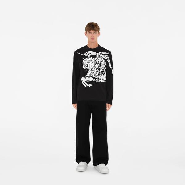 Burberry Erkek Siyah T-Shirt