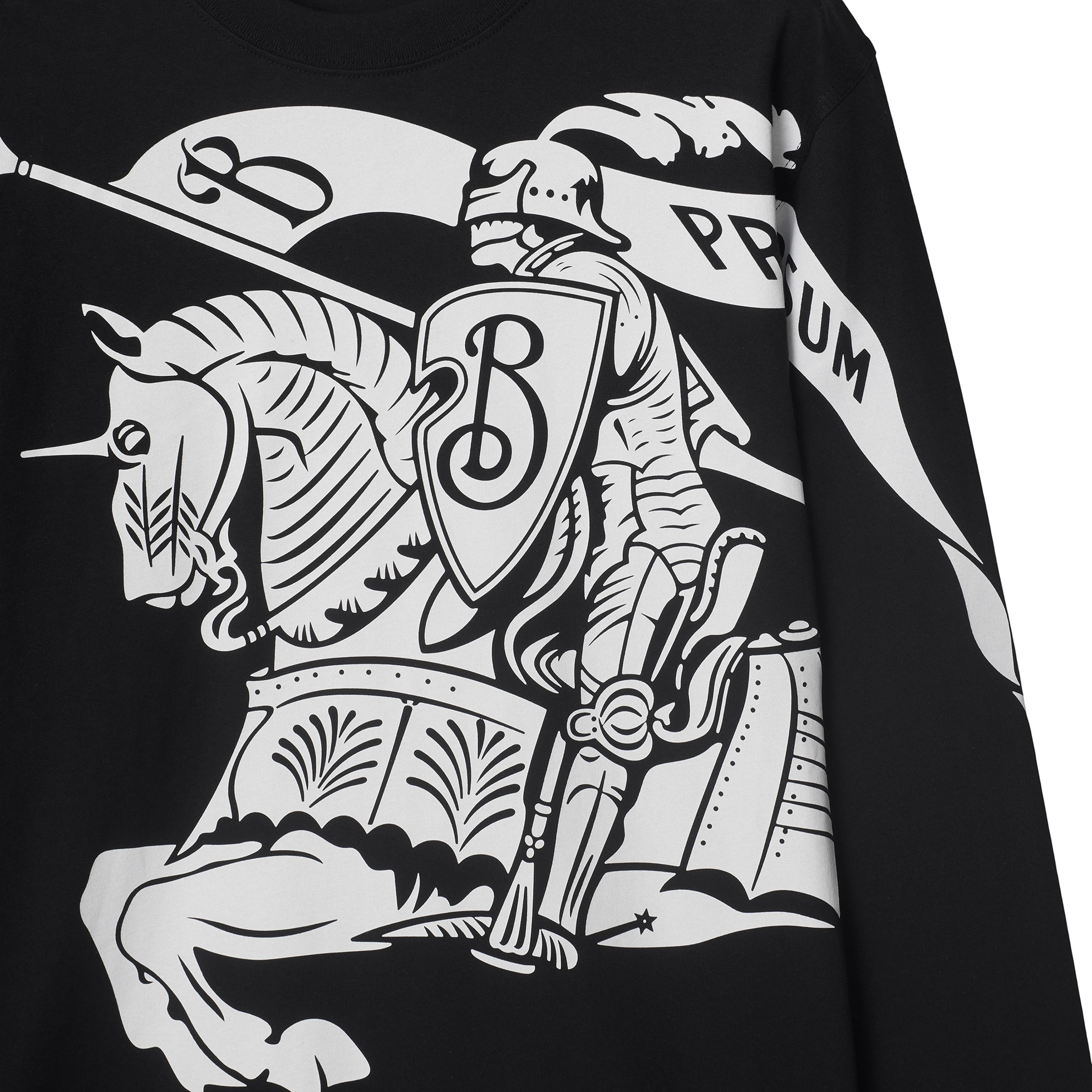 Burberry Erkek Siyah T-Shirt