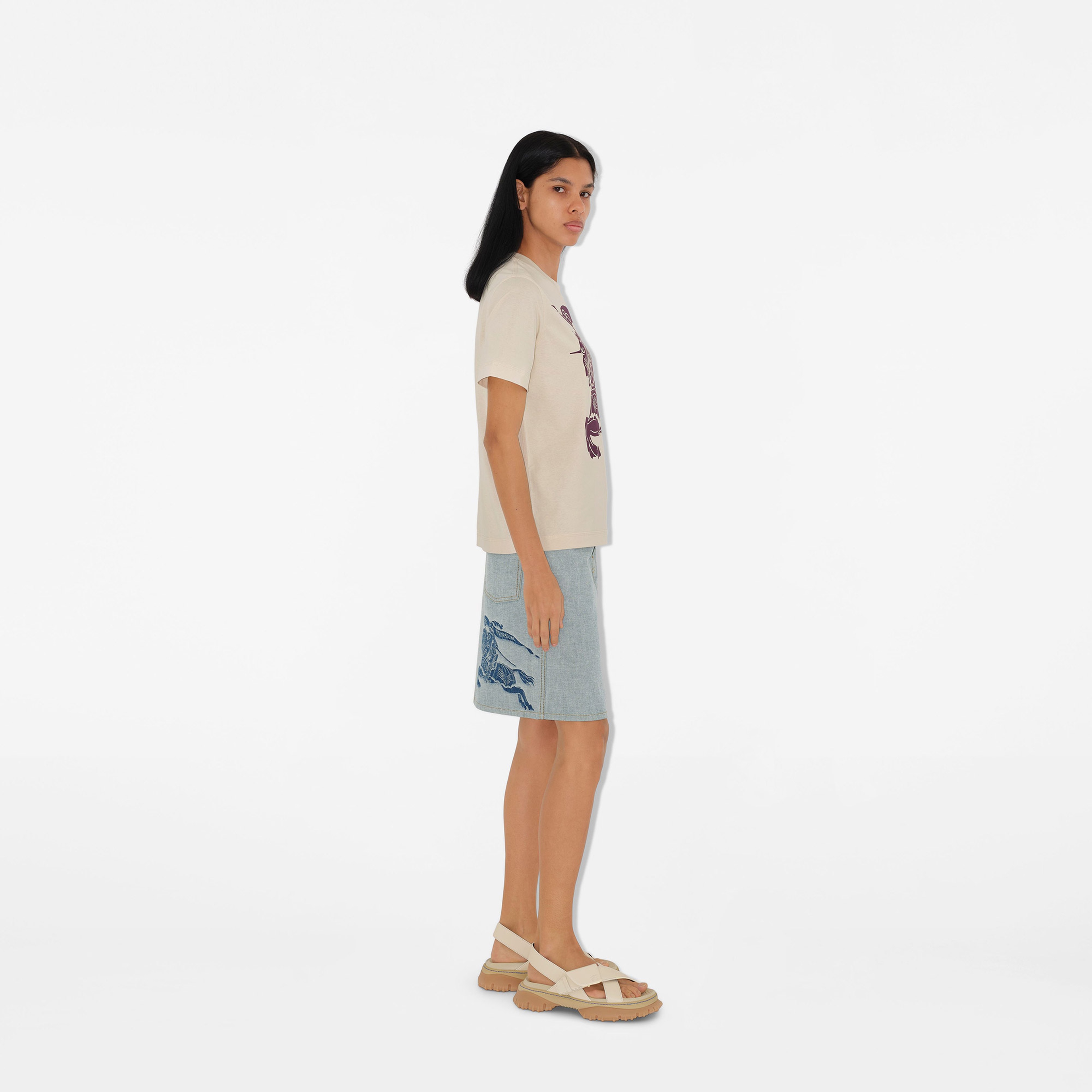 Burberry Kadın Mor T-Shirt