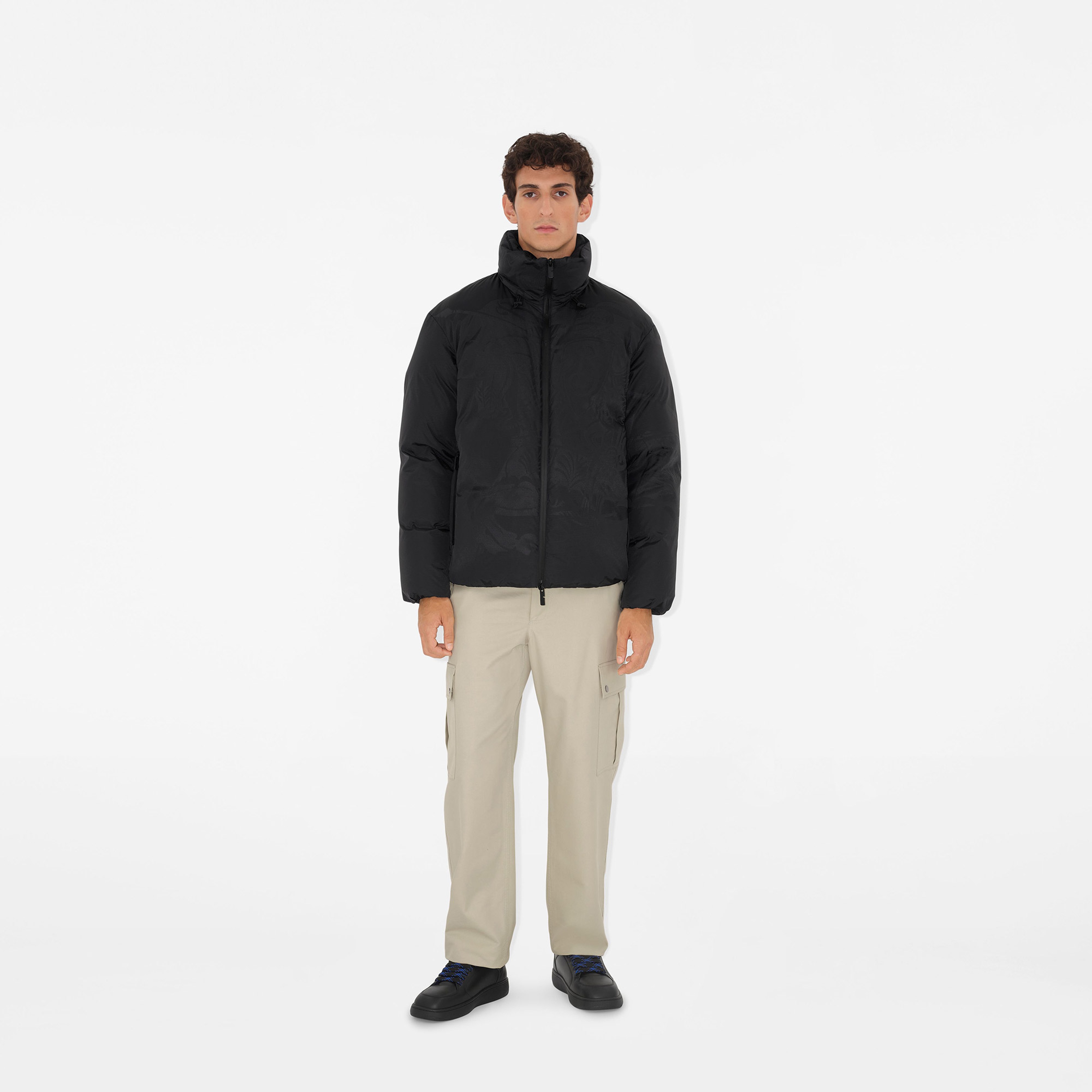 Burberry Erkek Siyah Mont