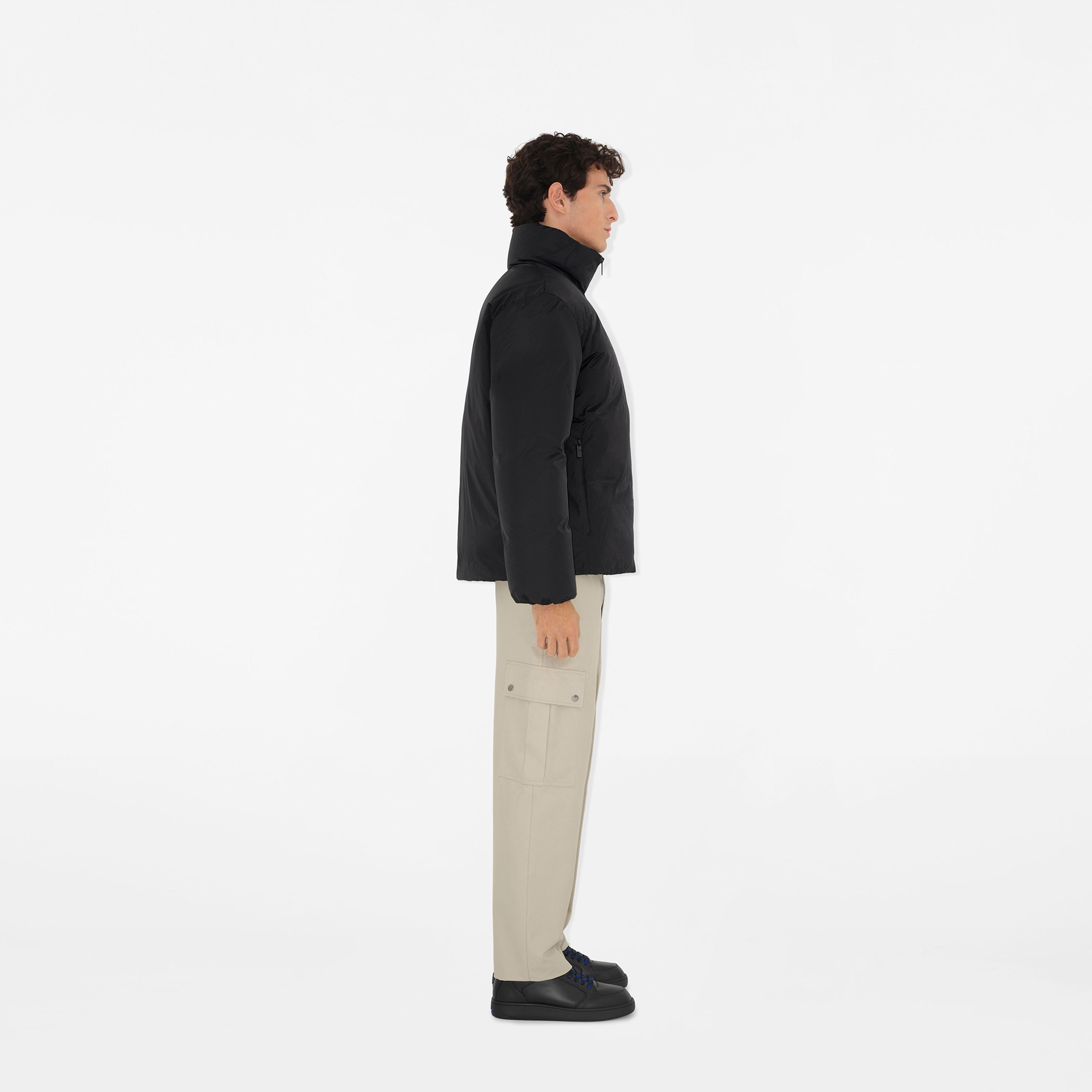 Burberry Erkek Siyah Mont