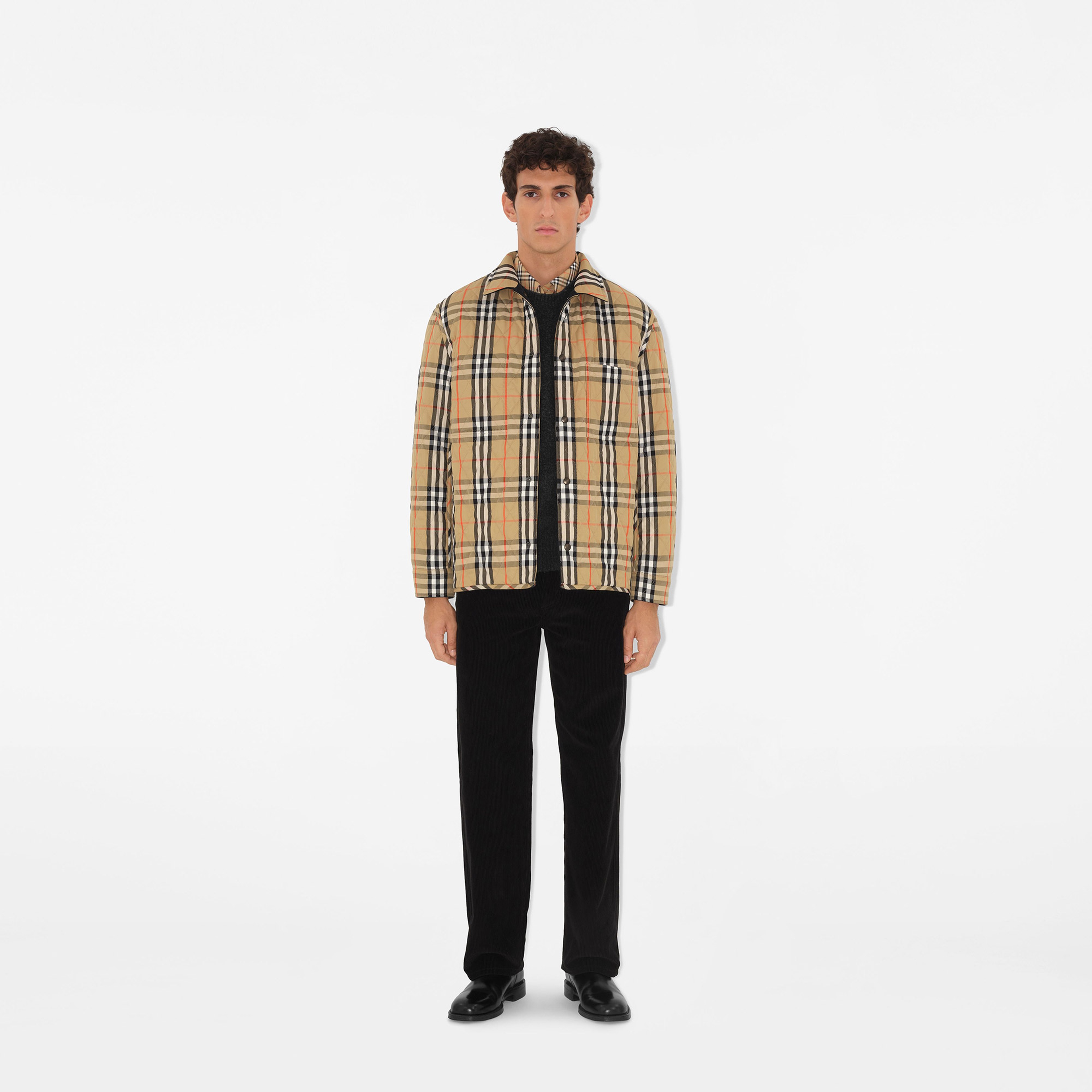 Burberry Erkek Siyah Mont
