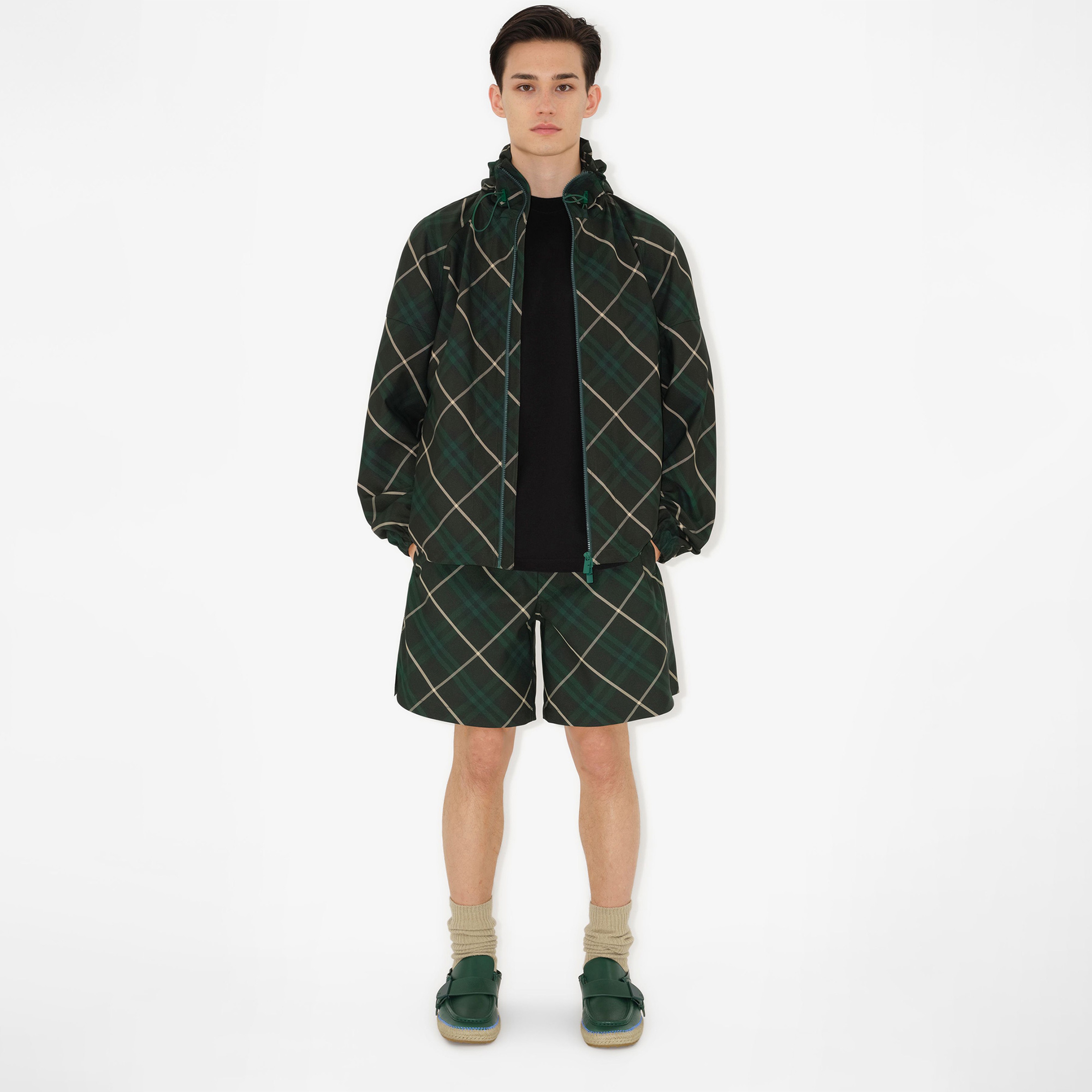 Burberry Erkek Yeşil Mont