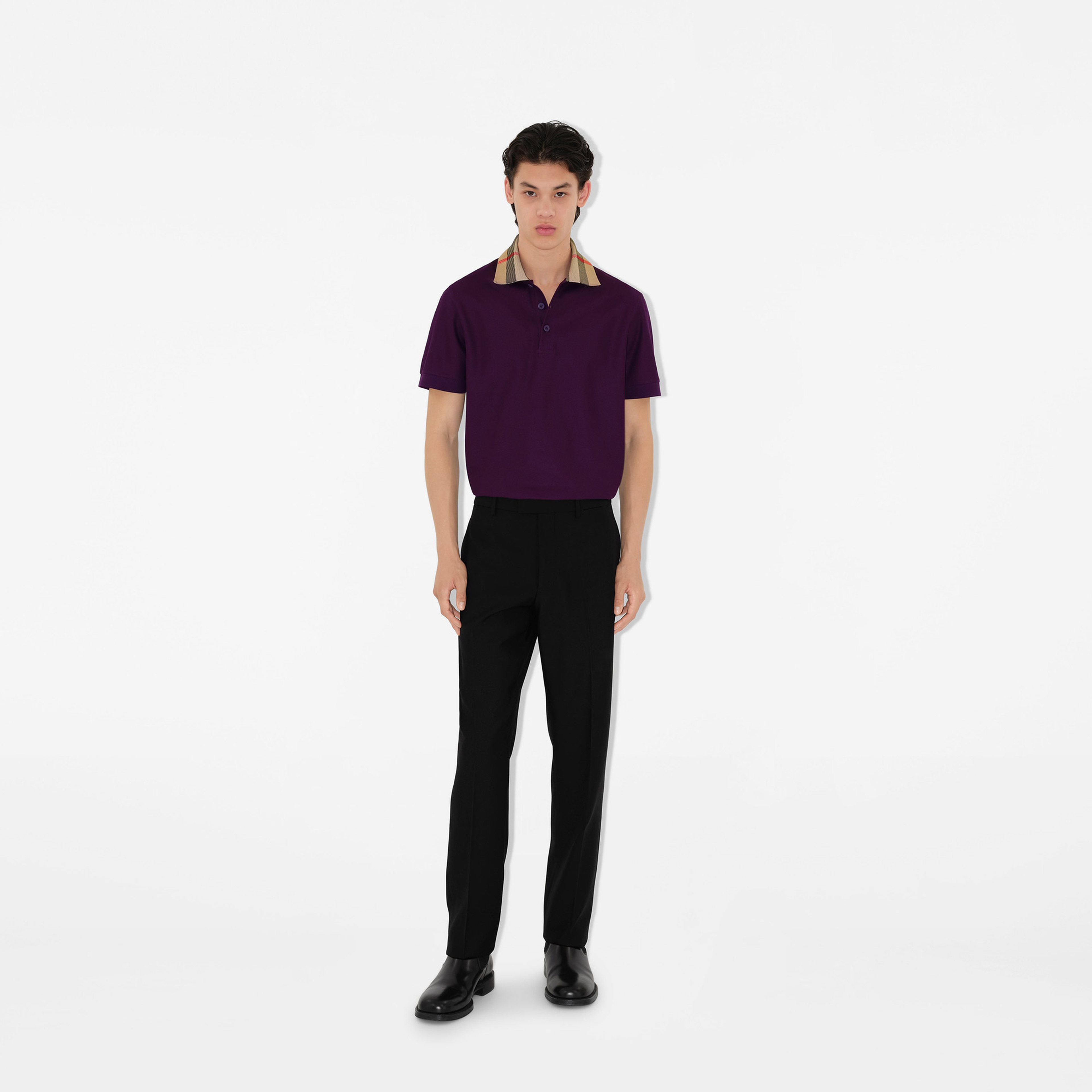 Burberry Erkek Mor Polo