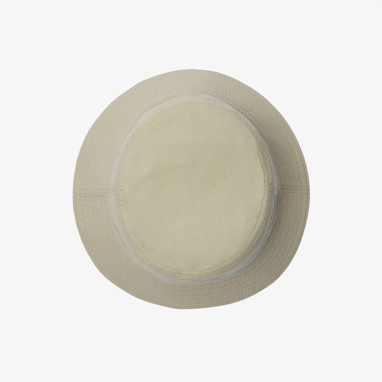 Burberry Reversible Pamuklu Bucket Çocuk Krem Rengi Şapka