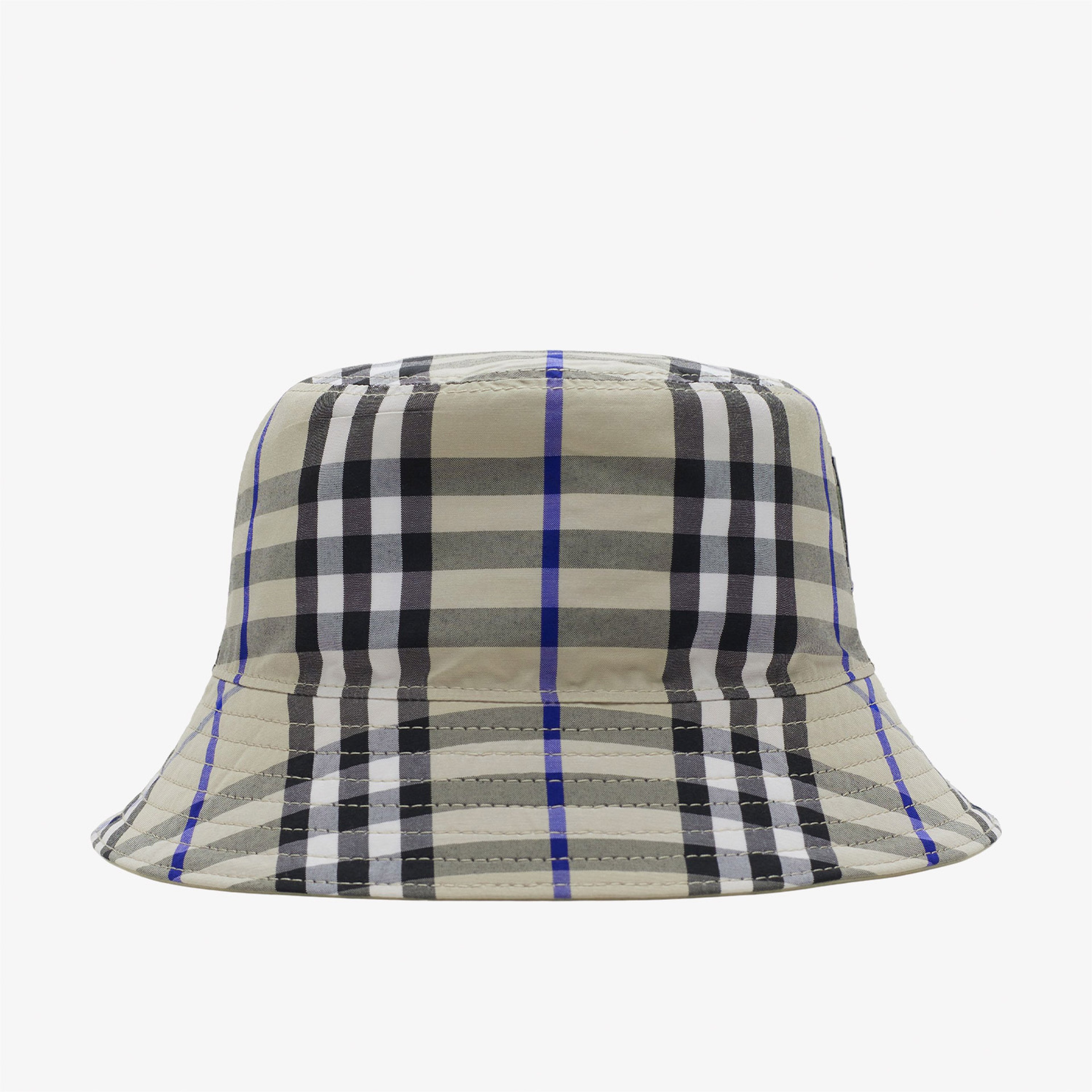 Burberry Reversible Pamuklu Bucket Çocuk Krem Rengi Şapka