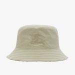 Burberry Reversible Pamuklu Bucket Çocuk Krem Rengi Şapka