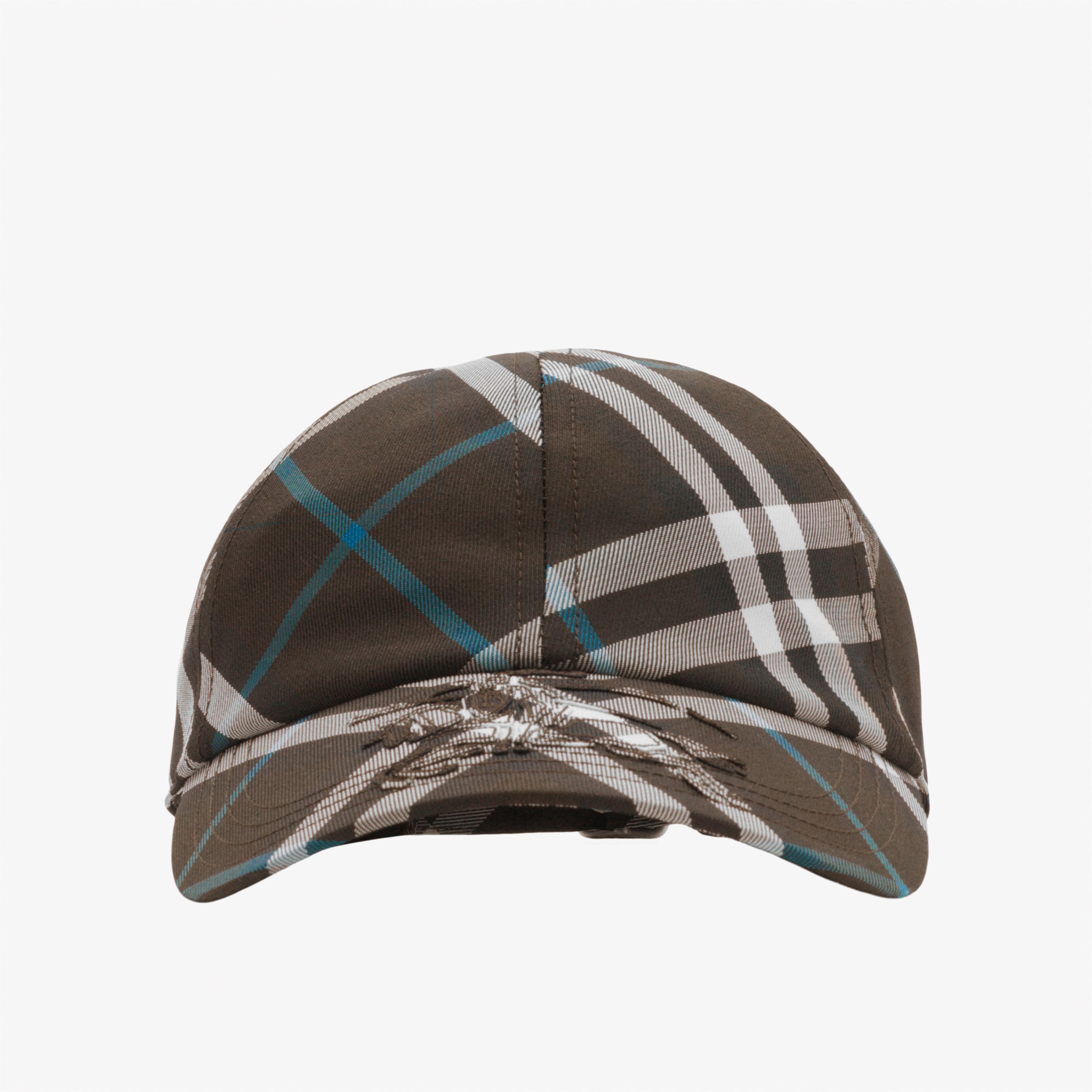 Burberry Check Baseball Erkek Haki Şapka