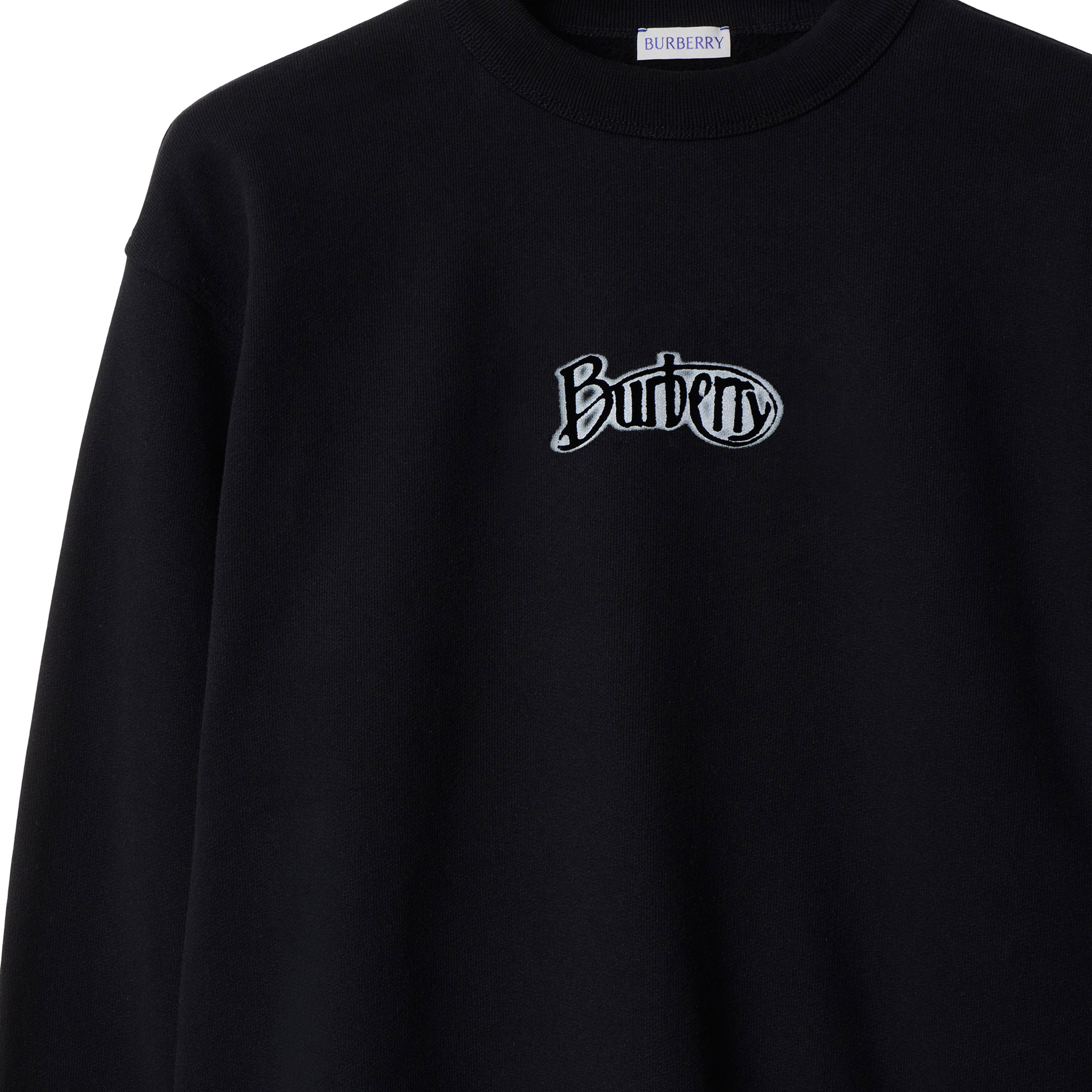 Burberry Erkek Siyah Sweatshirt