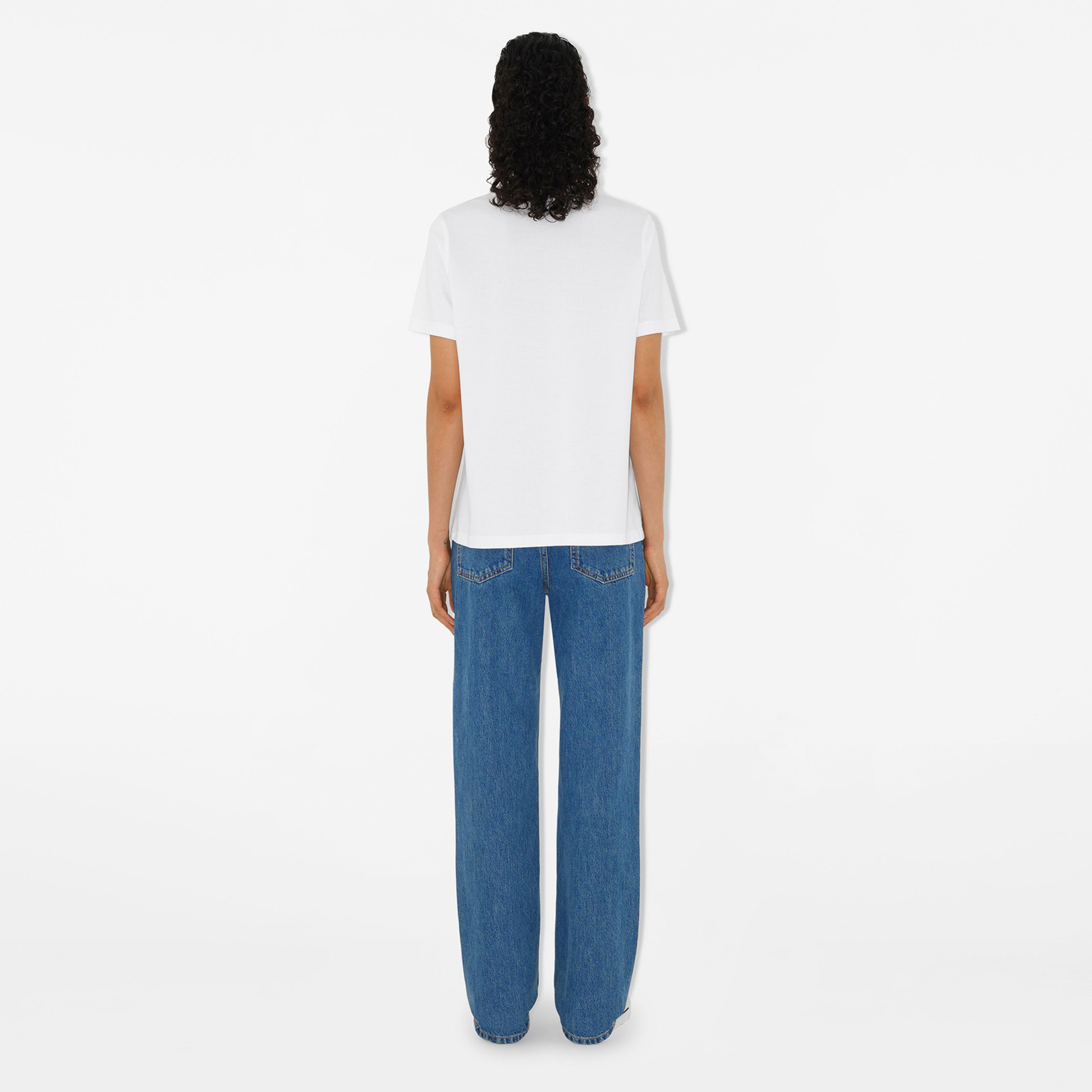 Burberry Kadın Beyaz T-Shirt