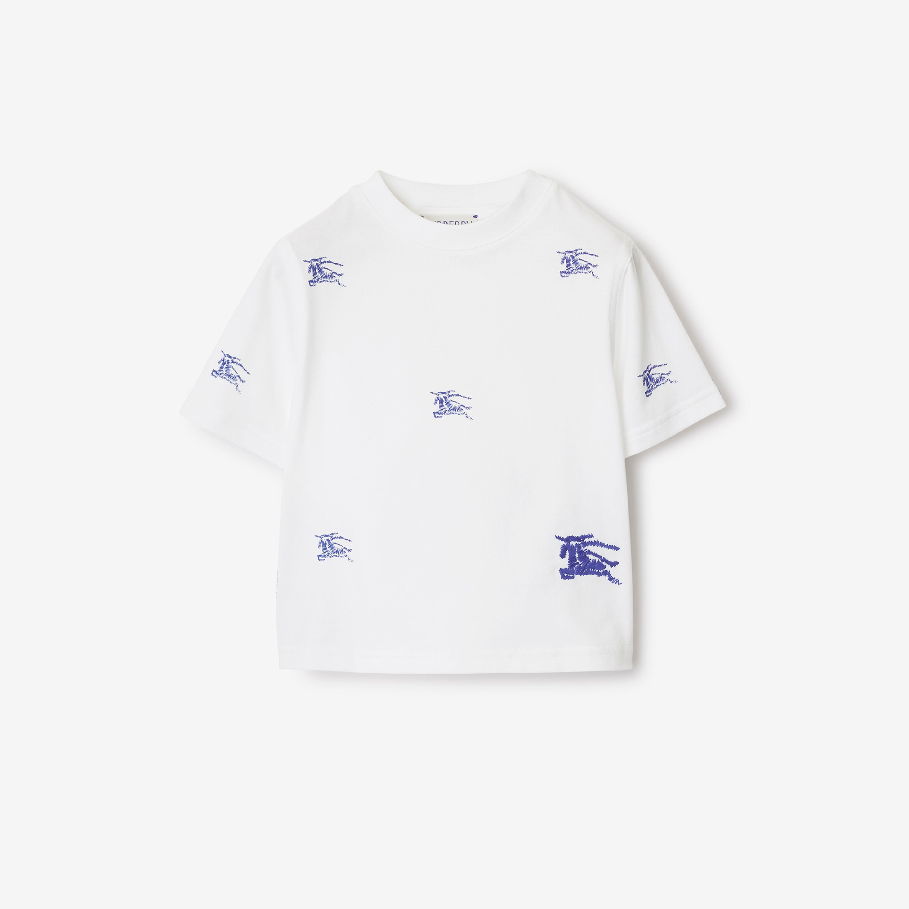 Burberry Çocuk Beyaz T-Shirt