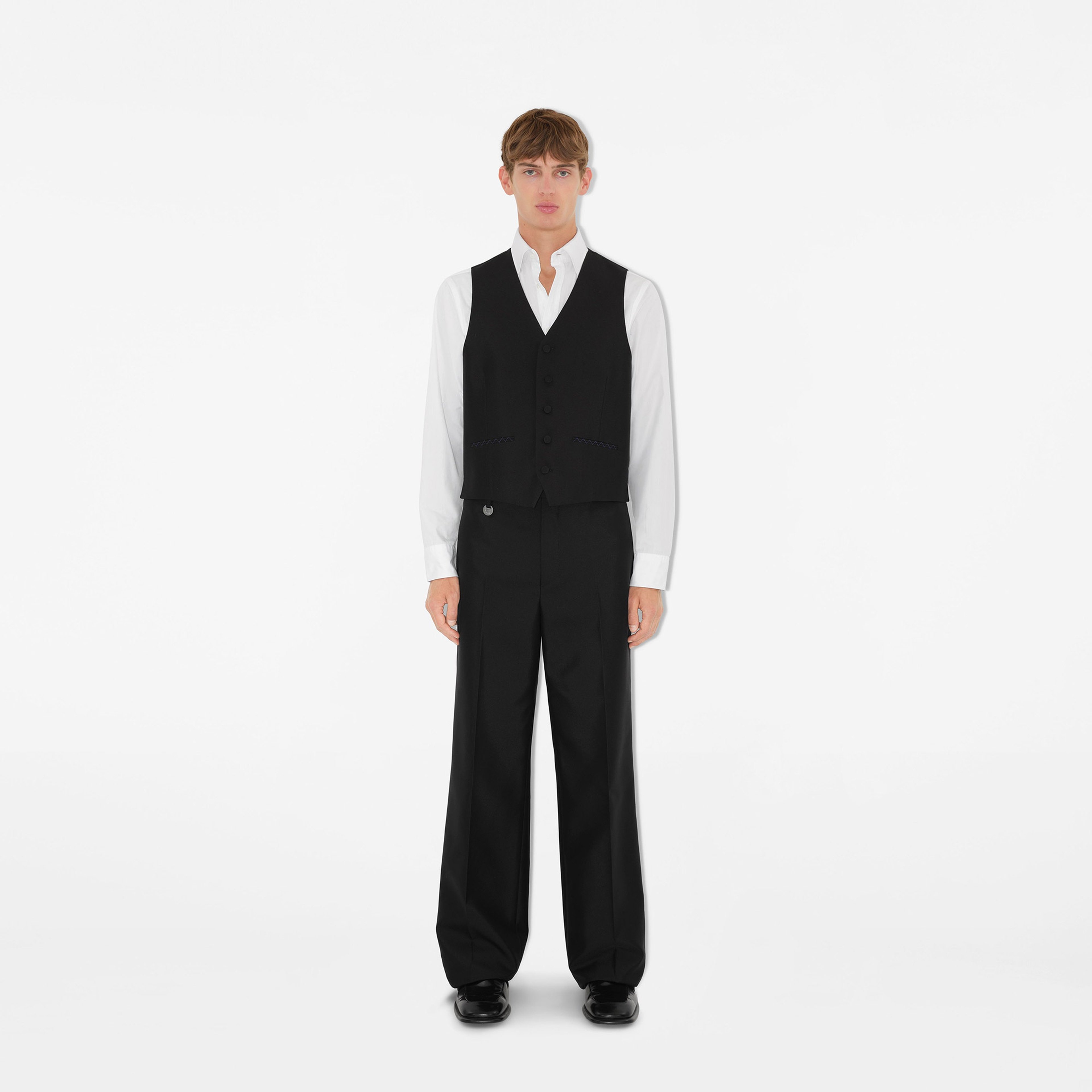 Burberry Erkek Siyah Pantolon