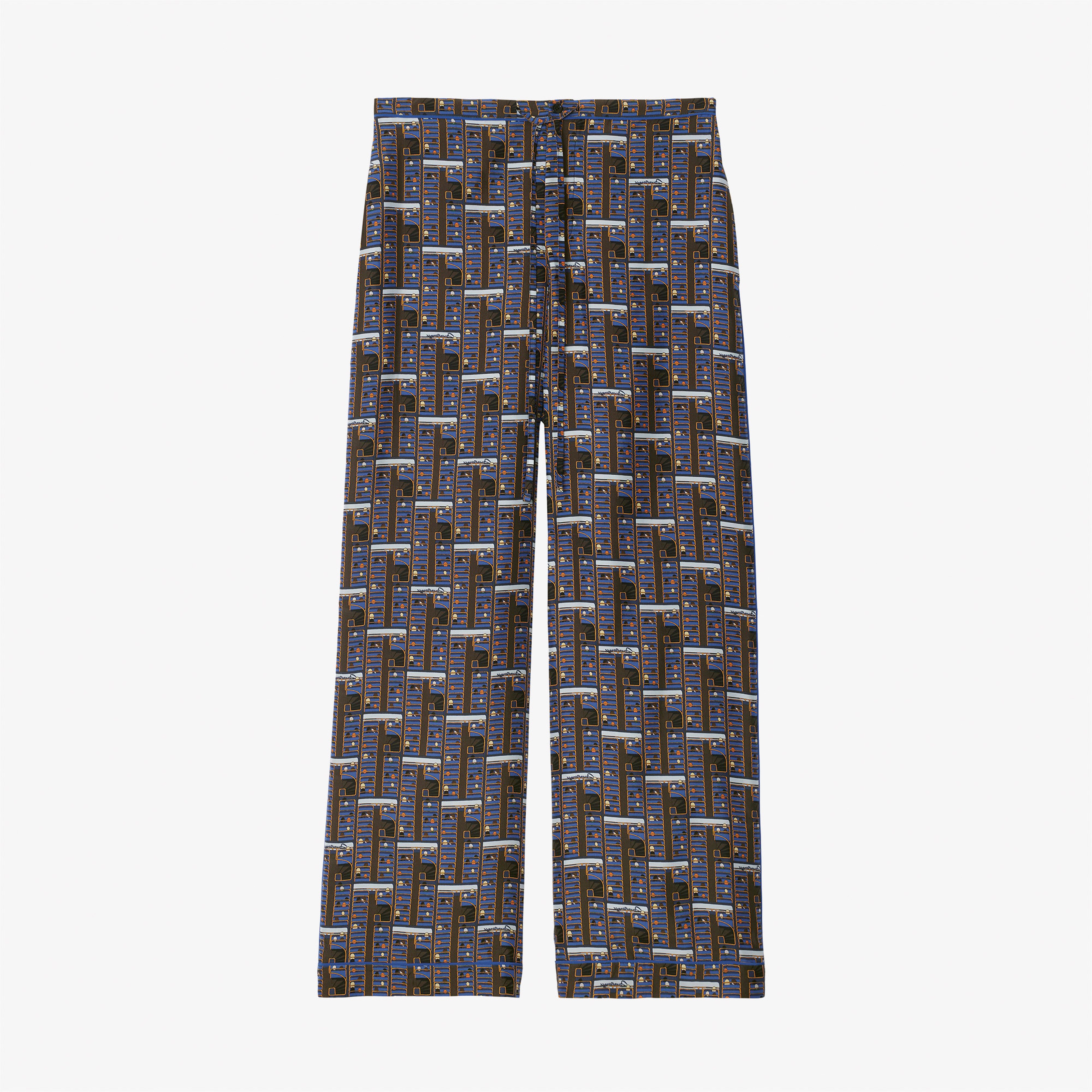 Burberry Kadın Mavi Pantolon