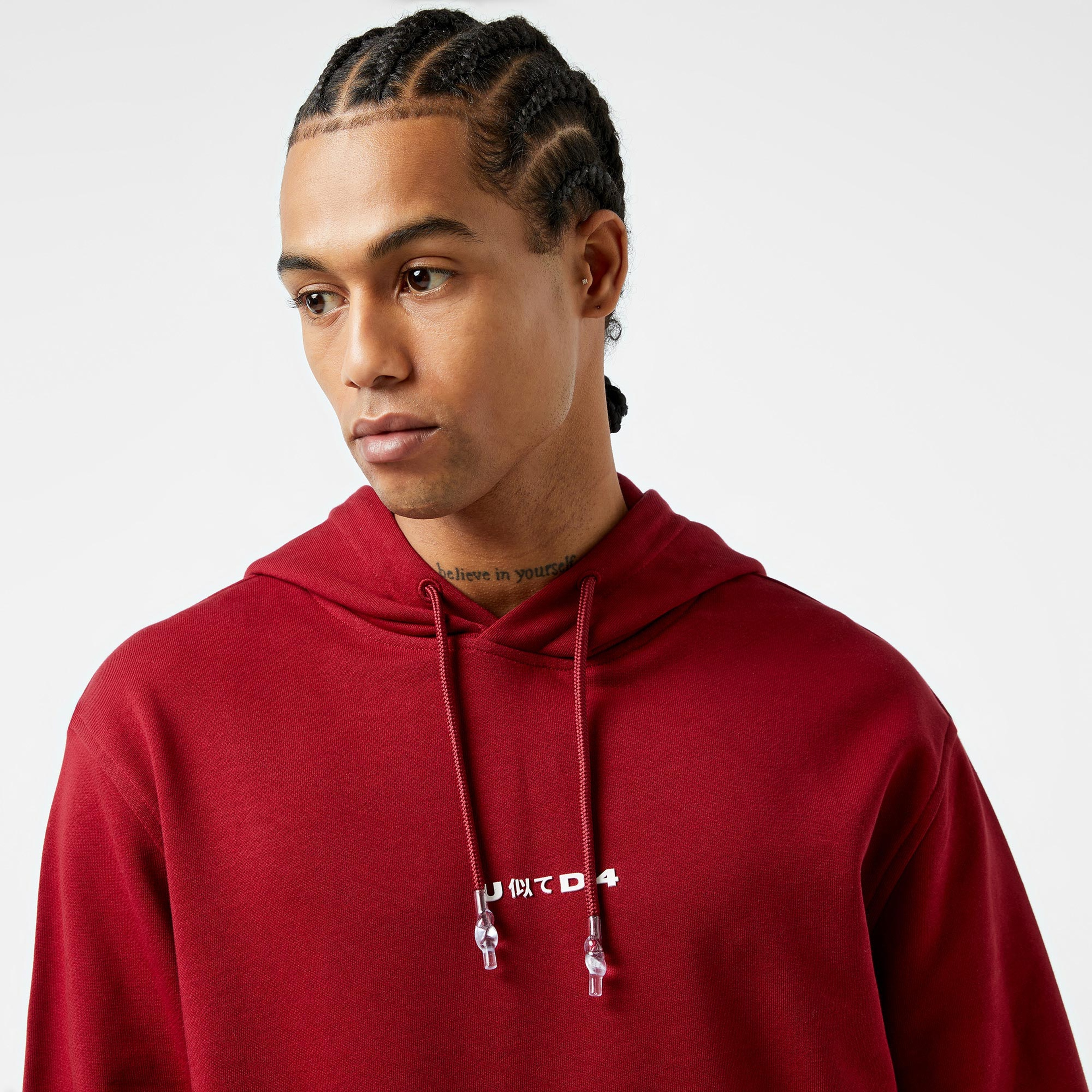 UNITED4 Erkek Bordo Sweatshirt