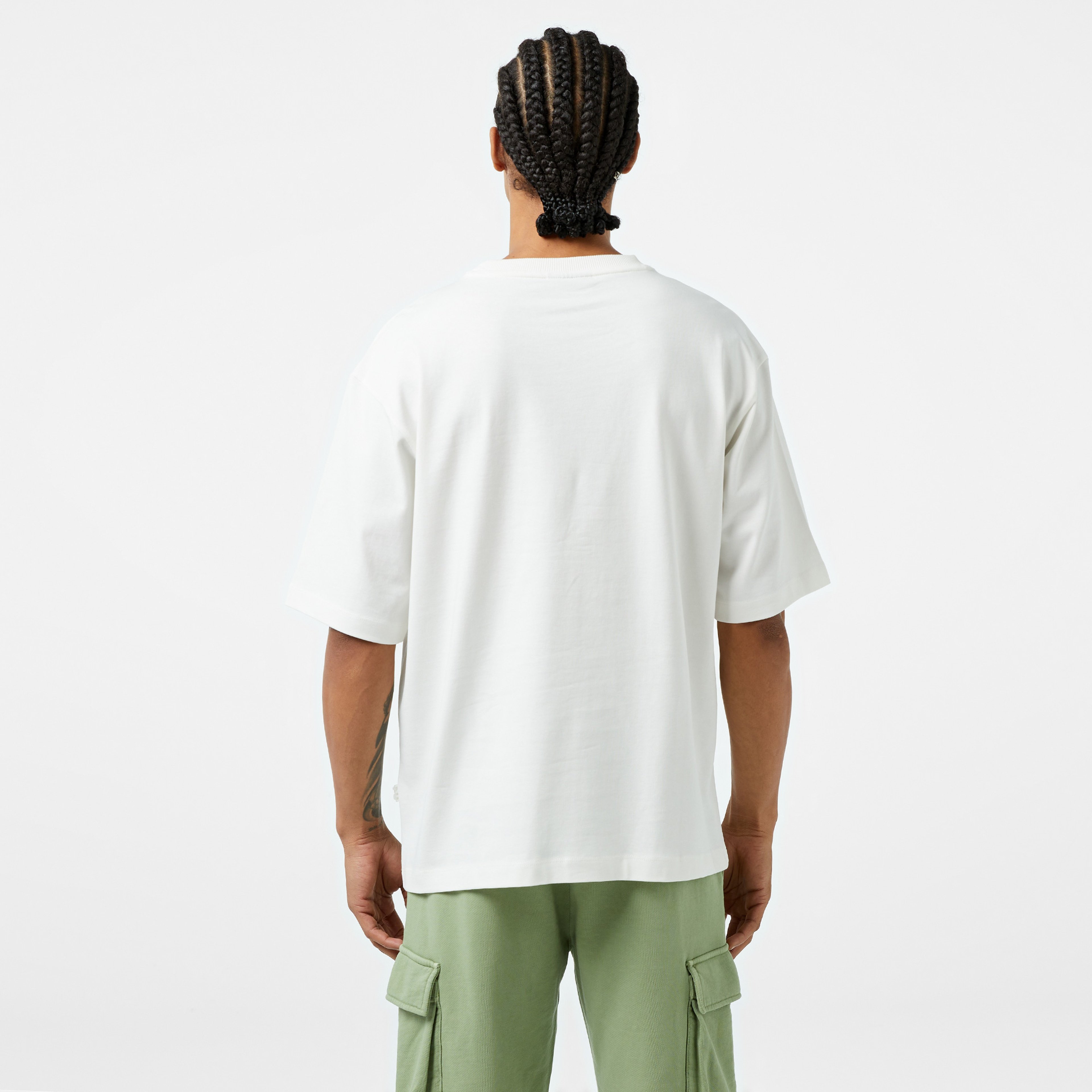 UNITED4 Erkek Beyaz T-Shirt