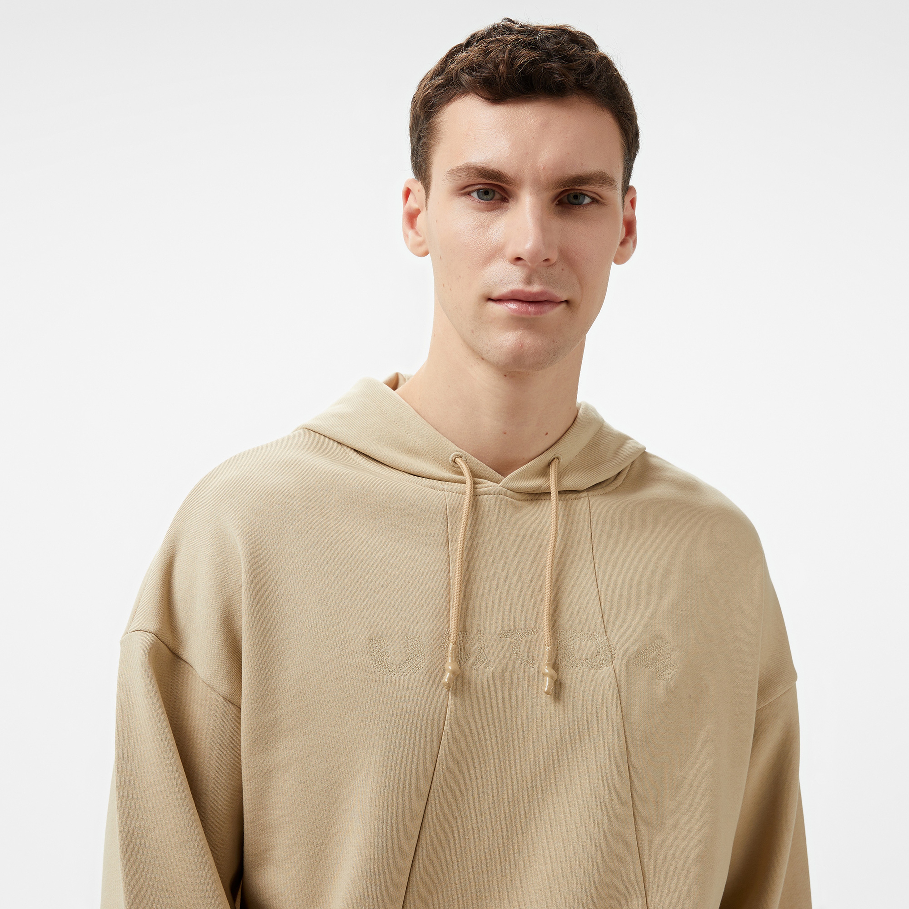 UNITED4 Erkek Krem Sweatshirt