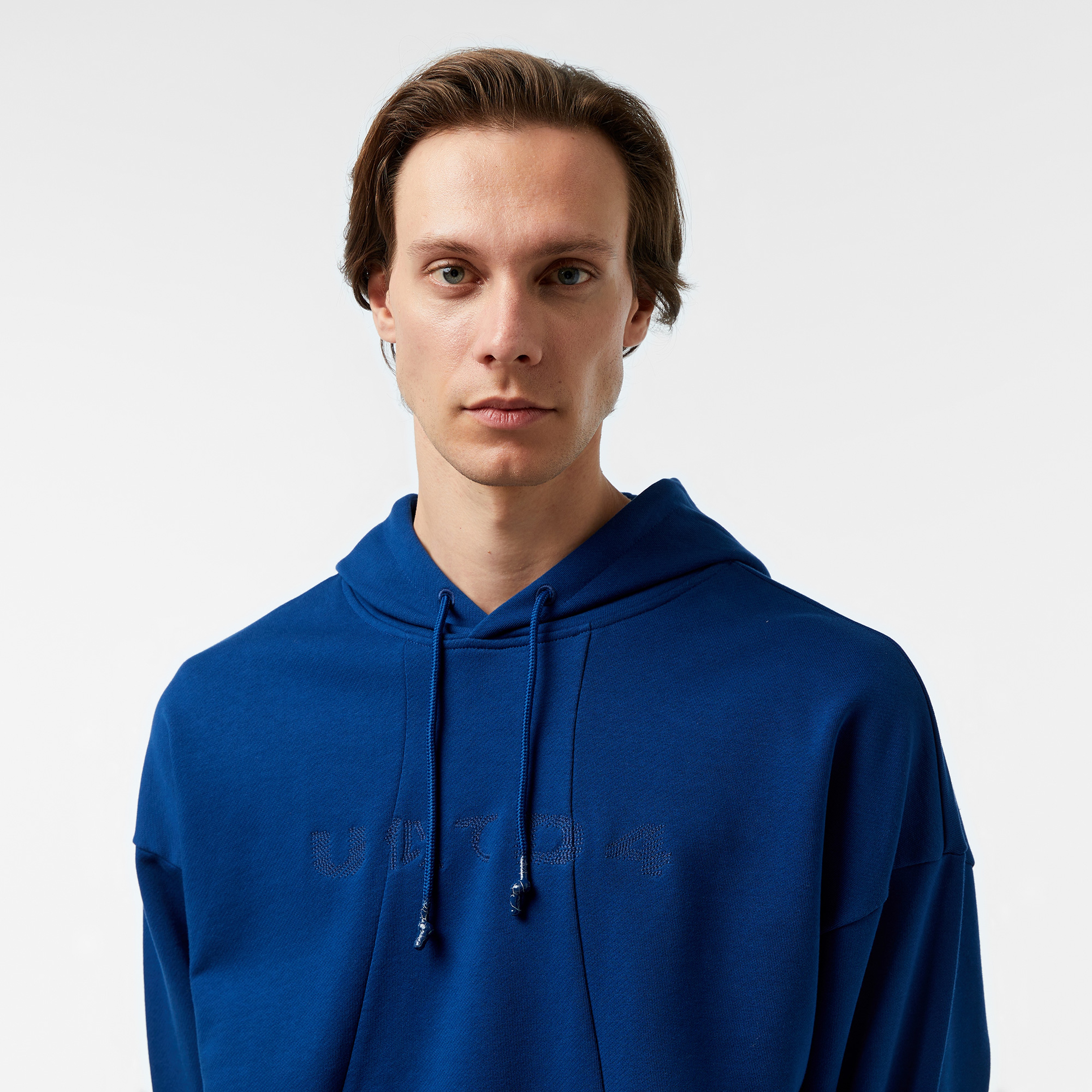 UNITED4 Erkek Mavi Sweatshirt
